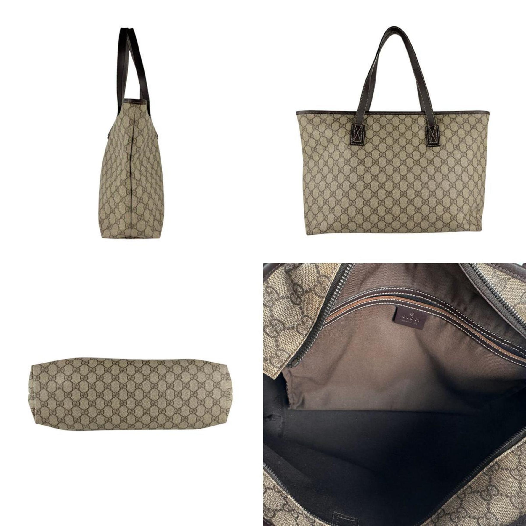GUCCI Handbag GG Supreme Canvas Men's