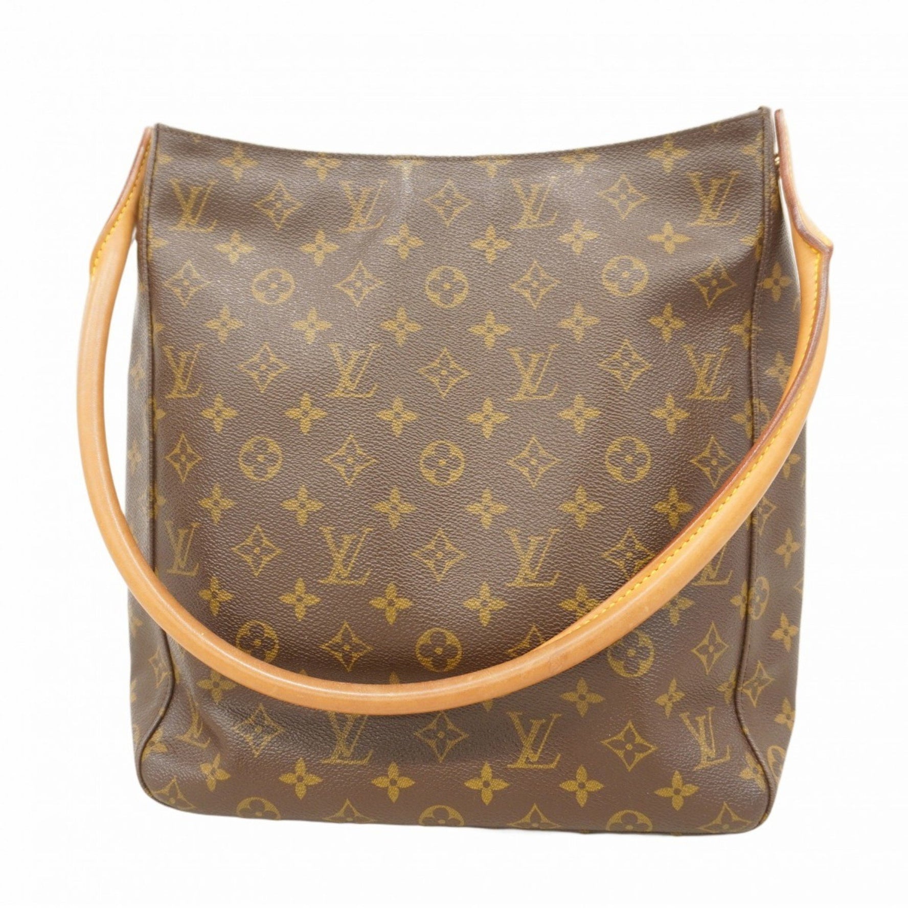 Louis Vuitton Monogram Looping GM Shoulder Bag M51145 Brown Women's