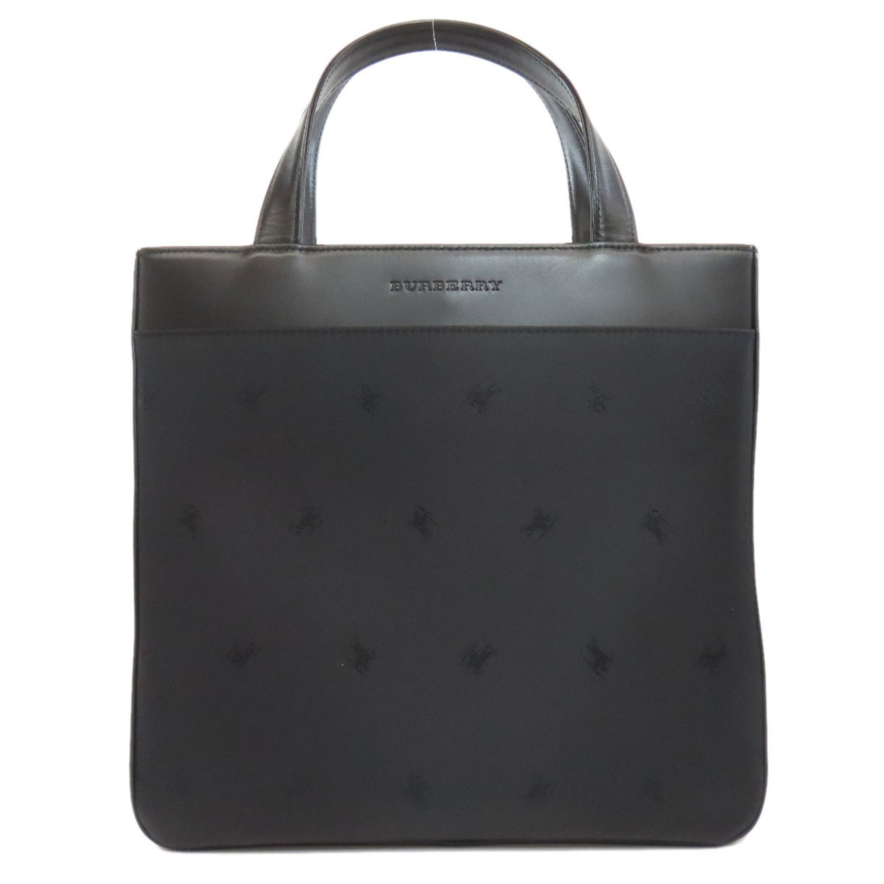 Burberry Tote Bag Nylon Leather