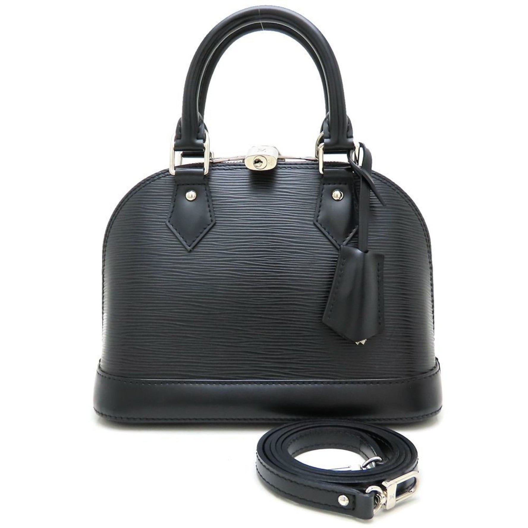 LOUIS VUITTON Epi Alma BB M40862 Handbag, 2-Way, Noir,