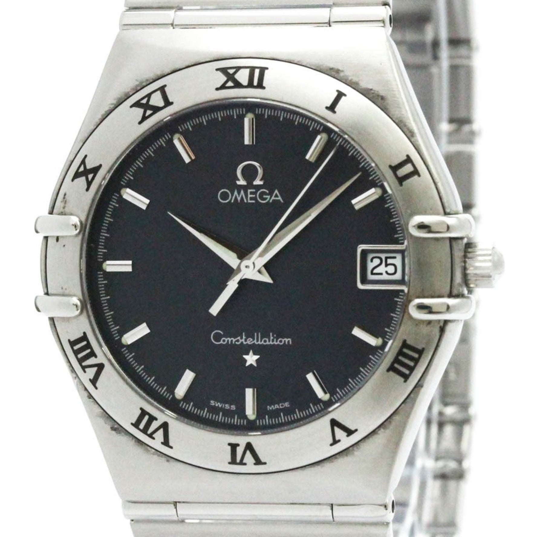 Polished OMEGA Constellation Stainless Steel Quartz Mens Watch 1512.40 BF580538