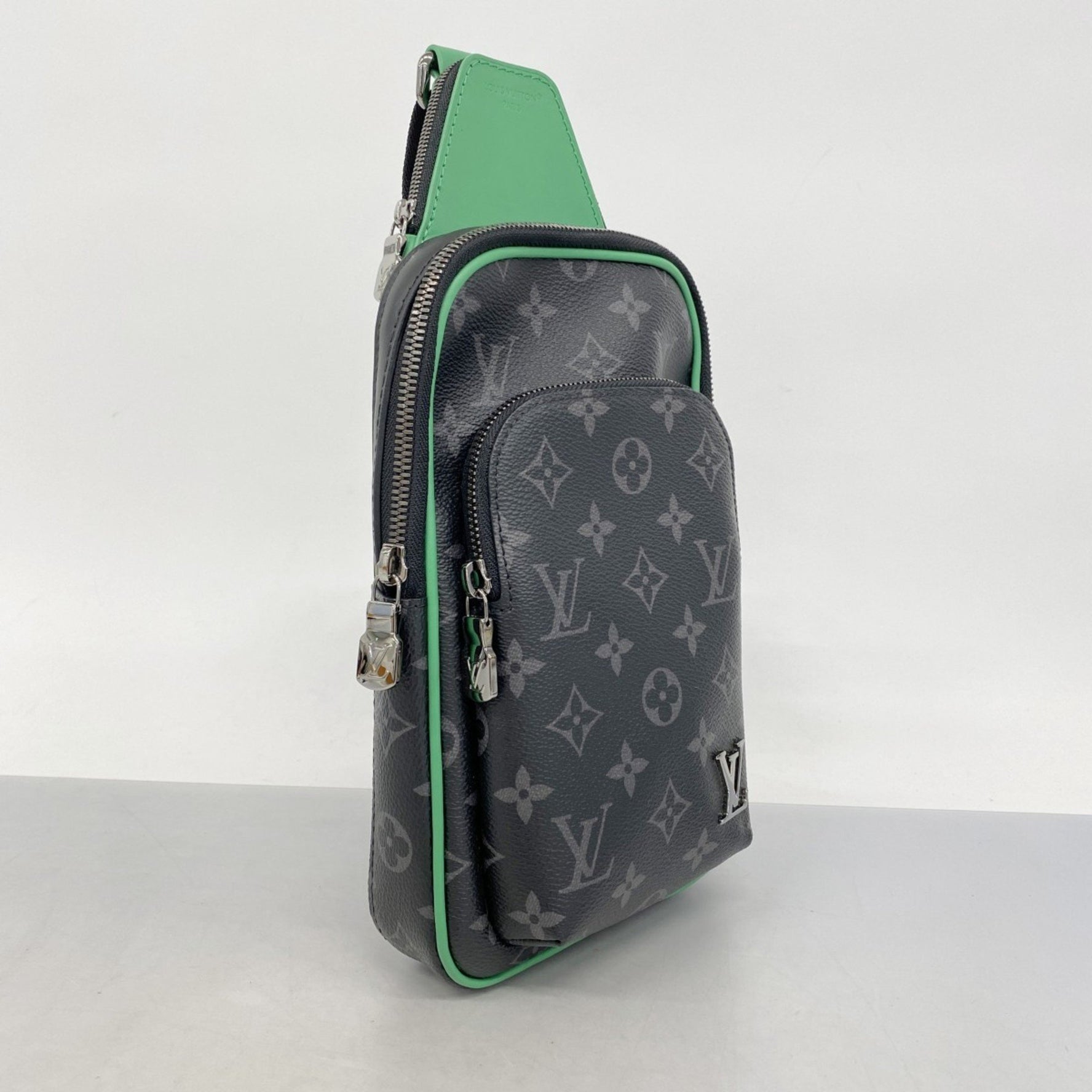 Louis Vuitton Monogram Eclipse Avenue Sling Bag PM in Bamboo