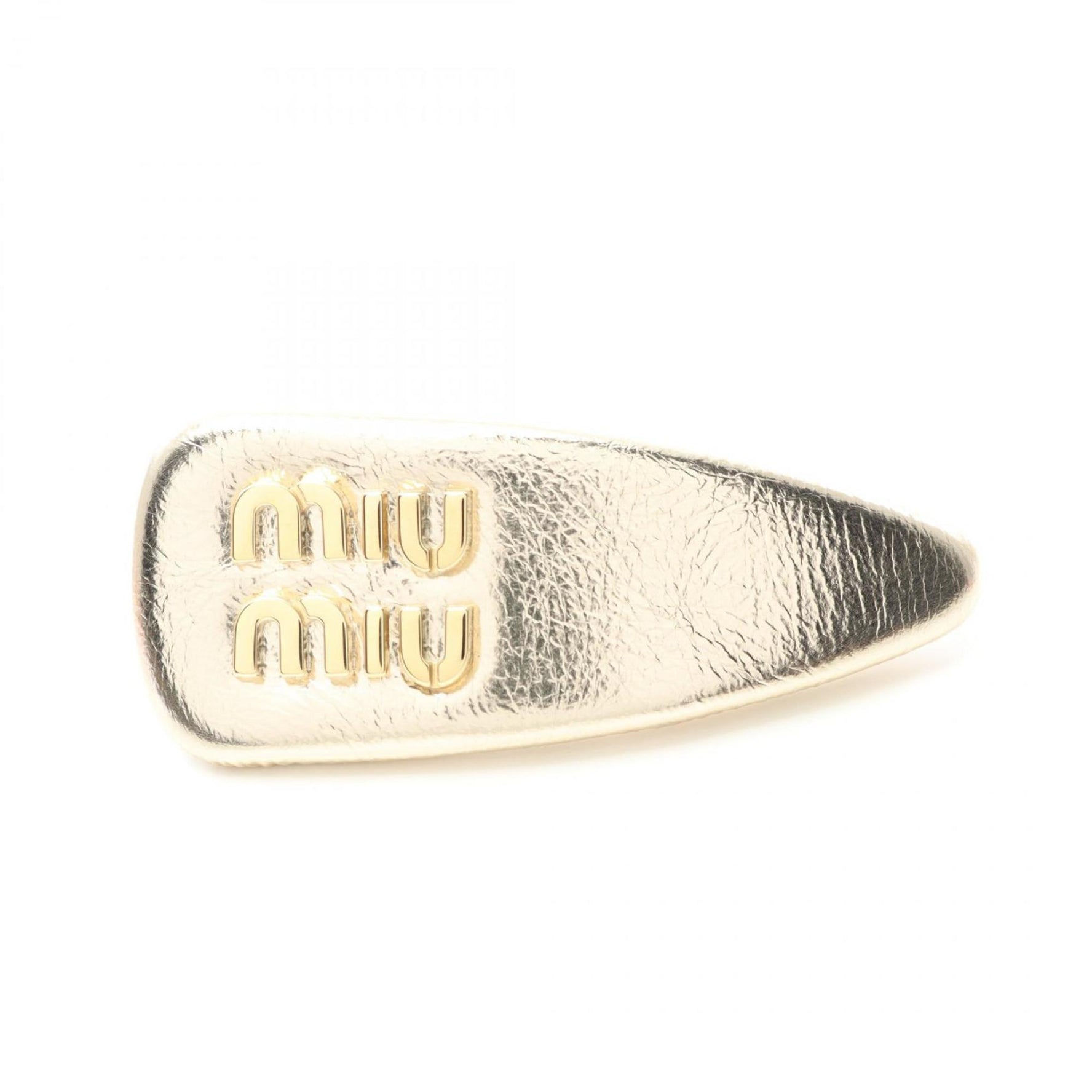 Miu Miu Miu Hair Clip Leather