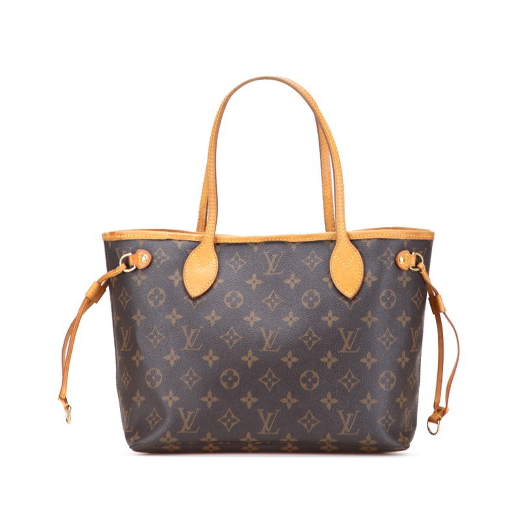Louis Vuitton Monogram Neverfull PM Handbag Tote Bag Leather LOUIS VUITTON