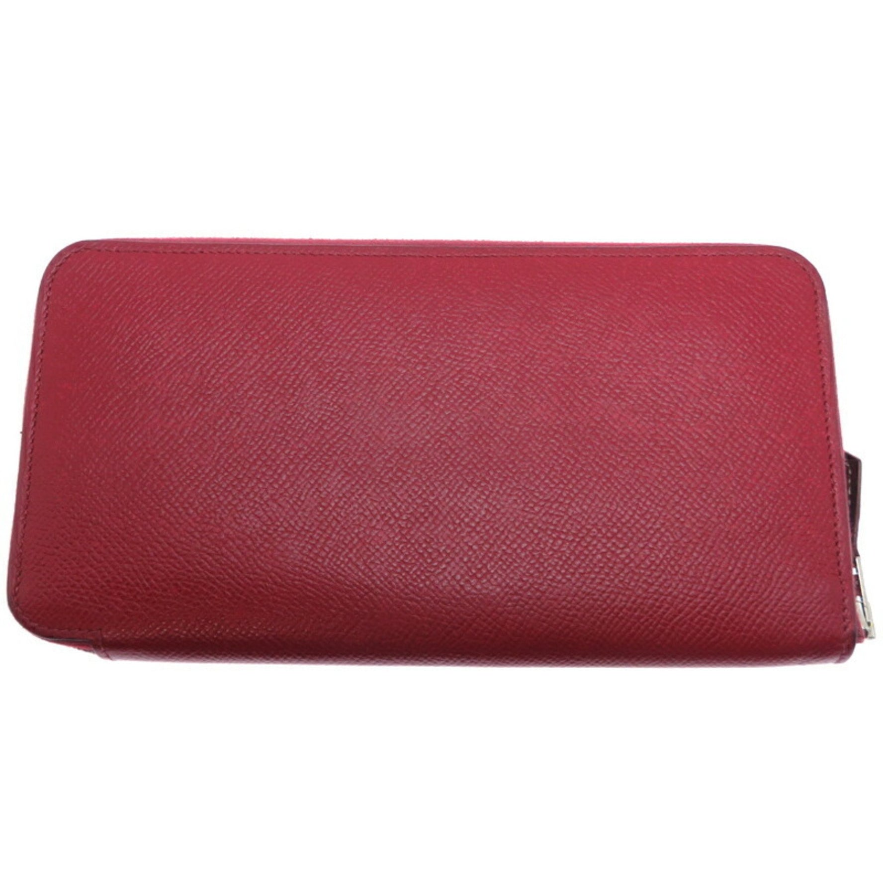 Hermes X stamp 2016 Azap long wallet leather, red