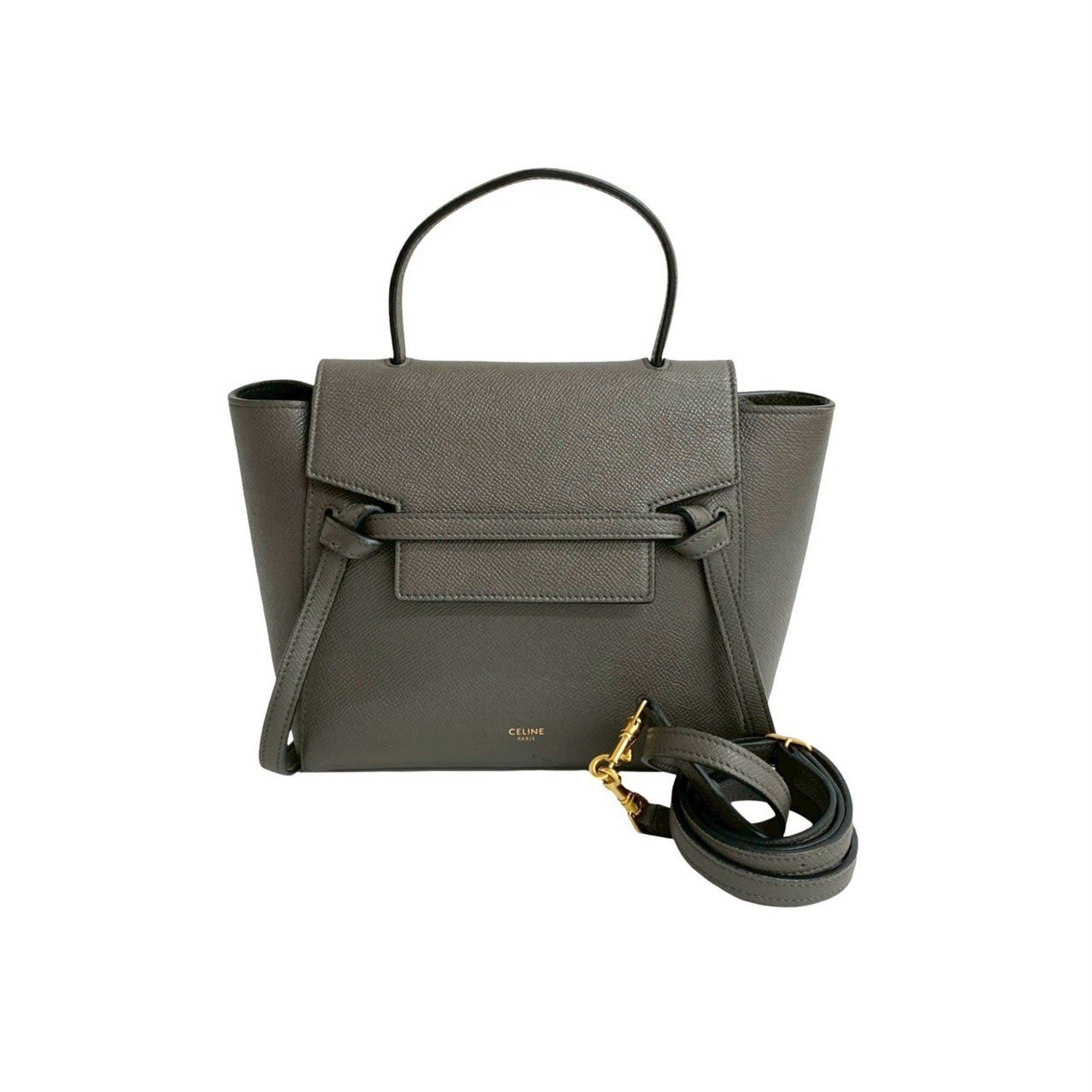 CELINE Micro Leather Belt Bag, Mini Handbag, Tote Shoulder