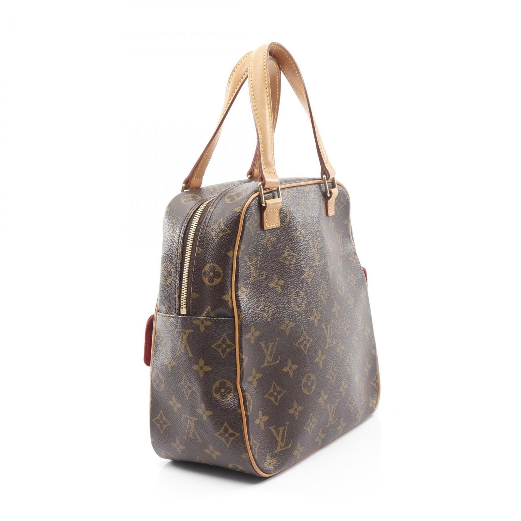 Louis Vuitton Excentricite Monogram Handbag, Coated Canvas and Leather, Brown