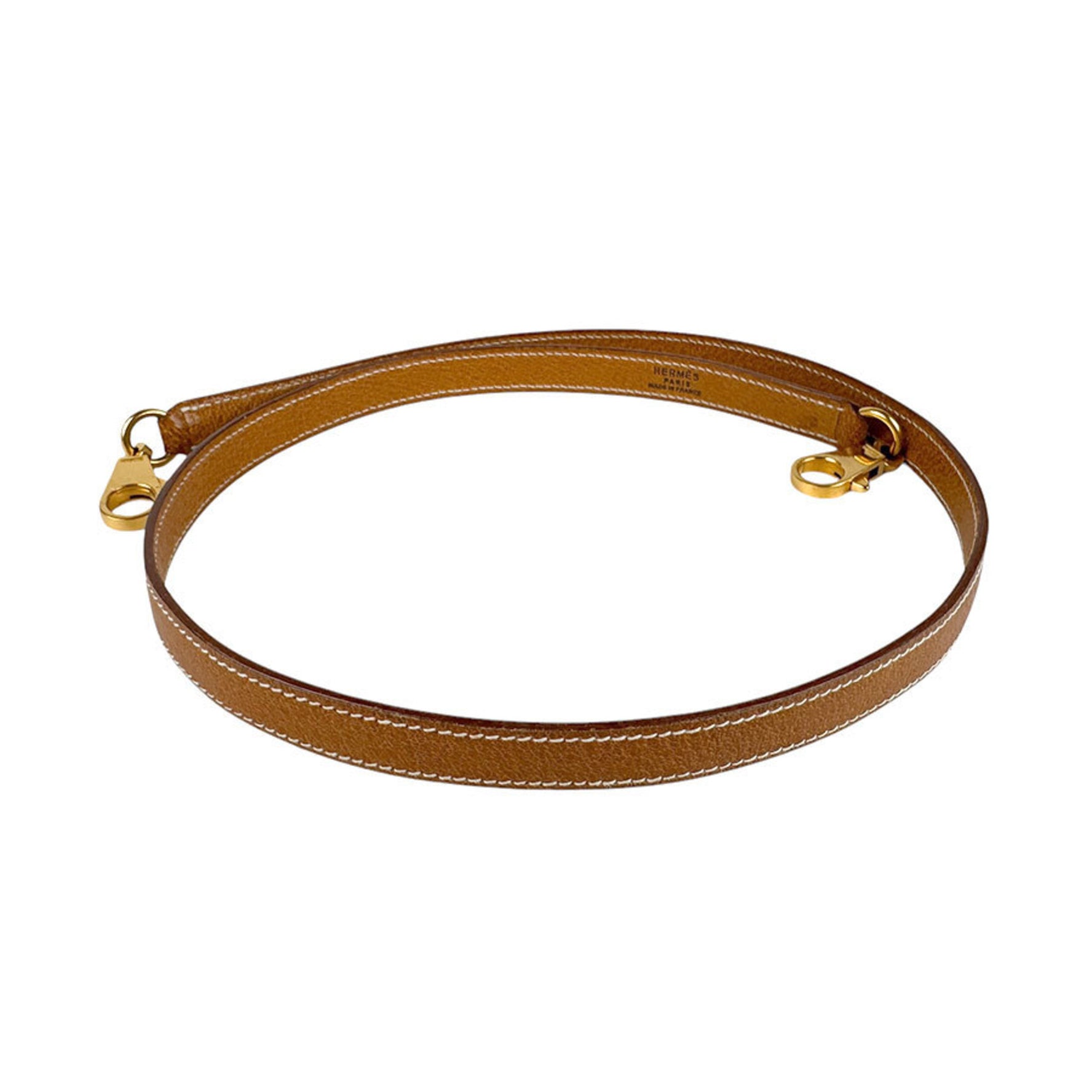 Hermes Shoulder Strap for Kelly and Bolide Vache Liegée Natural Gold Men's