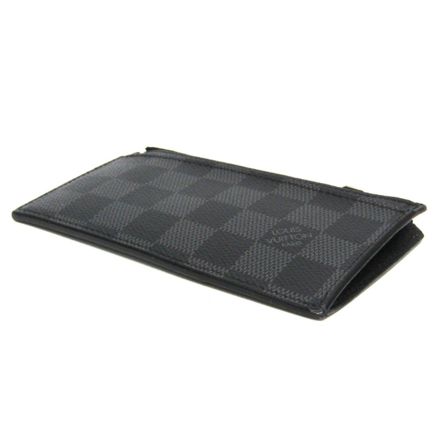 Louis Vuitton Damier Graphite COIN CARD HOLDER N64038 Men's Damier Graphite Coin Purse/coin Case Damier Graphite