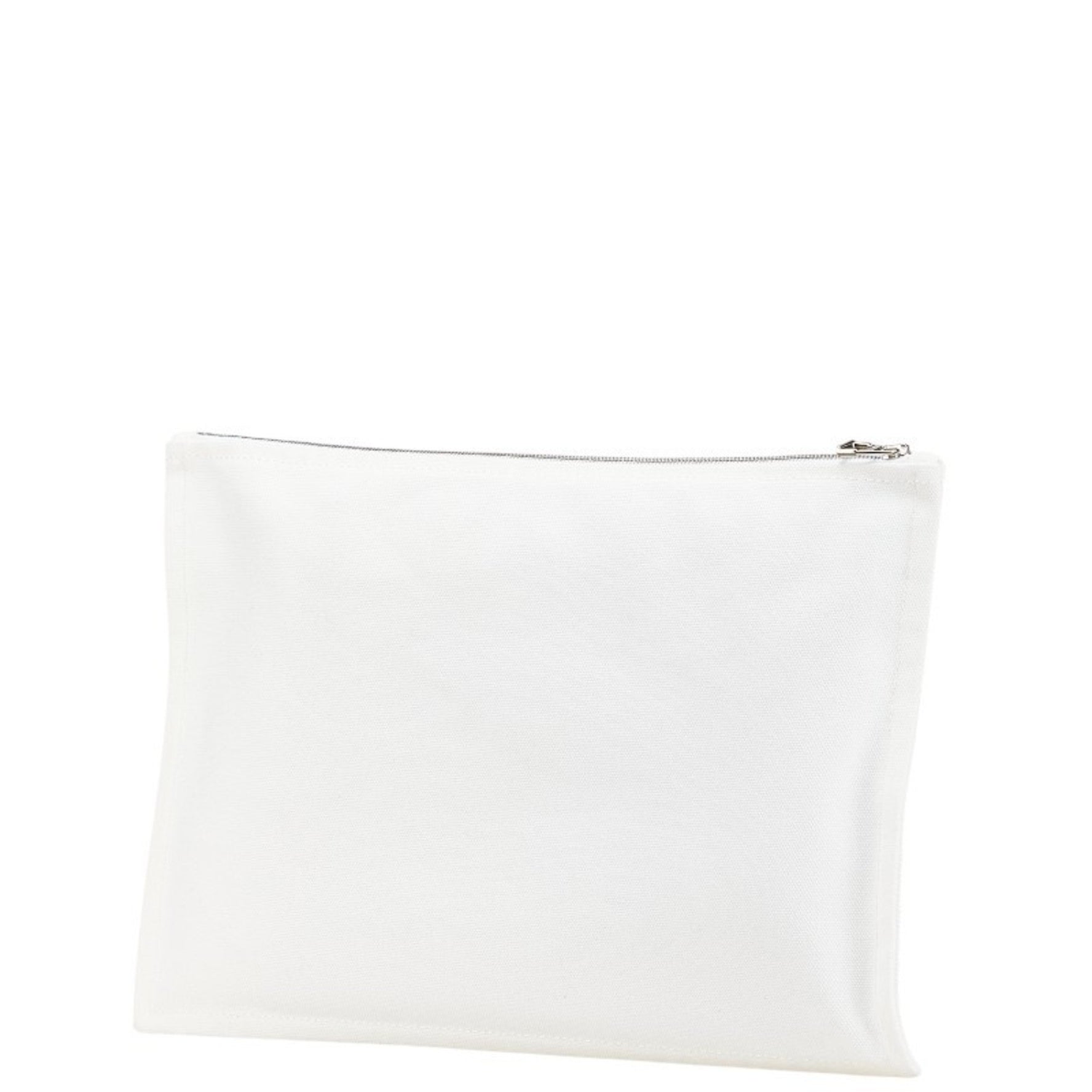 Hermes Truss Flat Adada GM Wooden Horse Pouch White Red Multicolor Canvas Women's HERMES