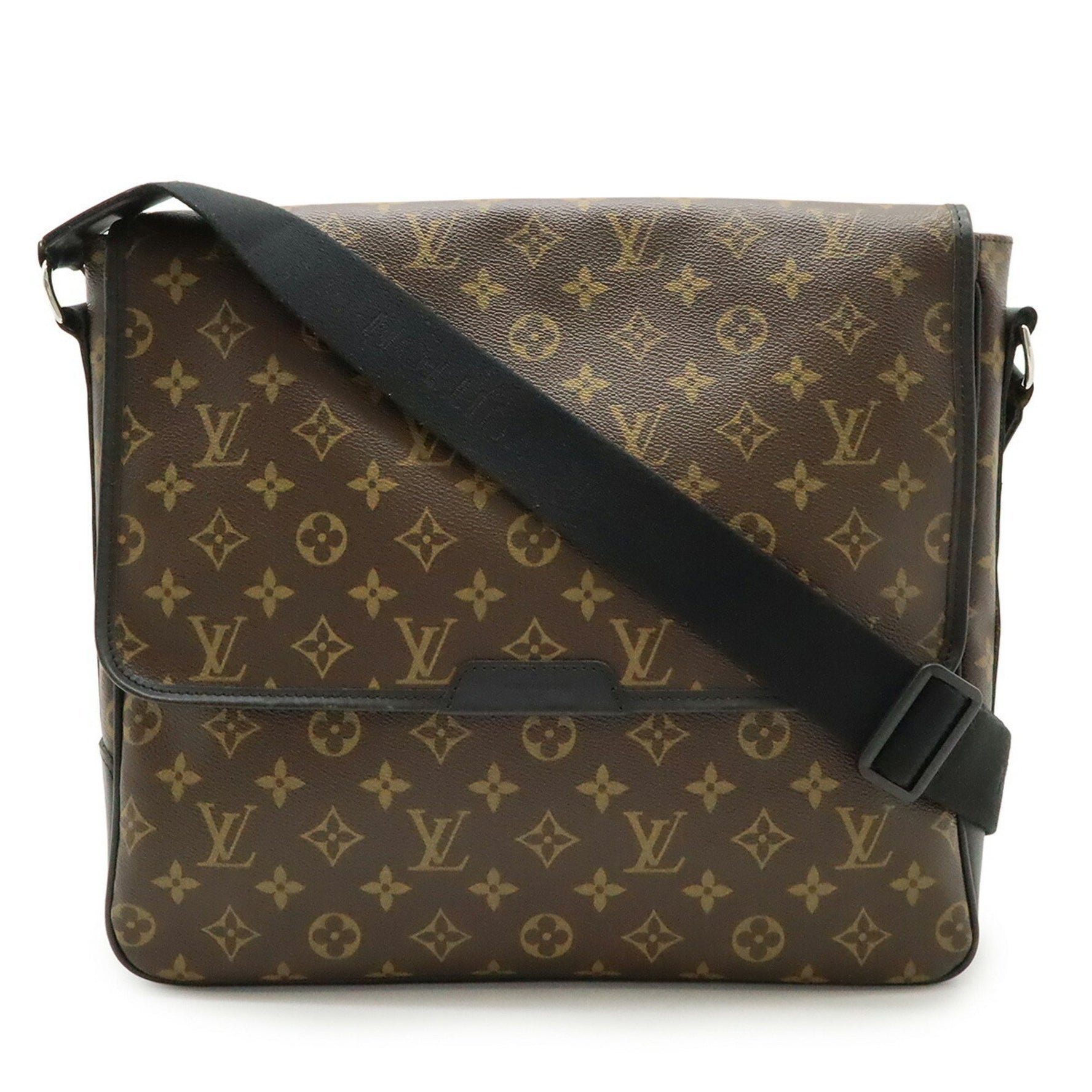 LOUIS VUITTON Monogram Macassar Bass GM Shoulder Bag