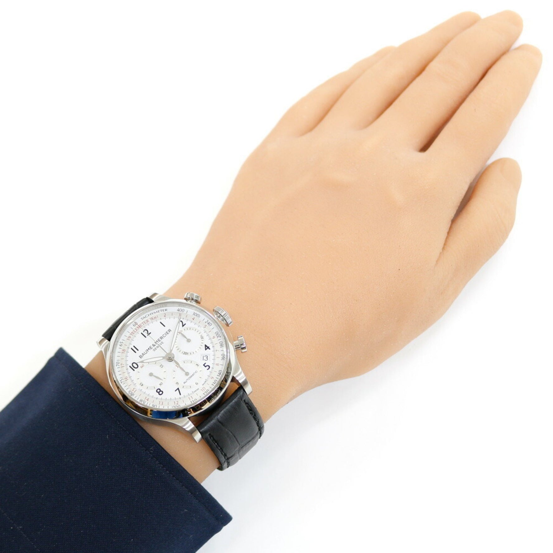 Baume & Mercier Capeland Watch Stainless Steel Automatic Men's Defective Item Not Waterproof Overhauled