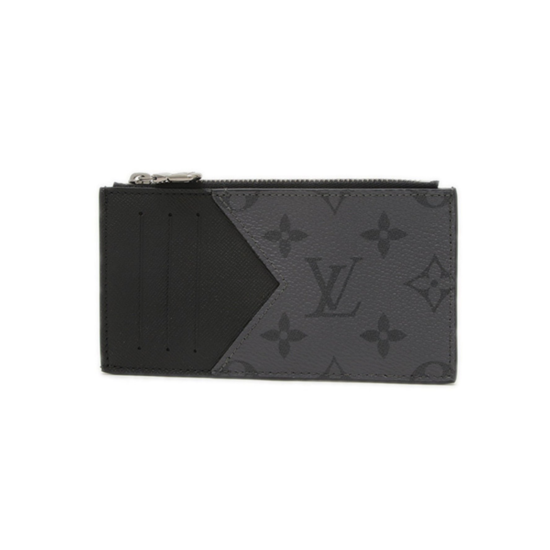 Louis Vuitton Monogram Eclipse Coin Card Holder Business Holder/Card Case M69533