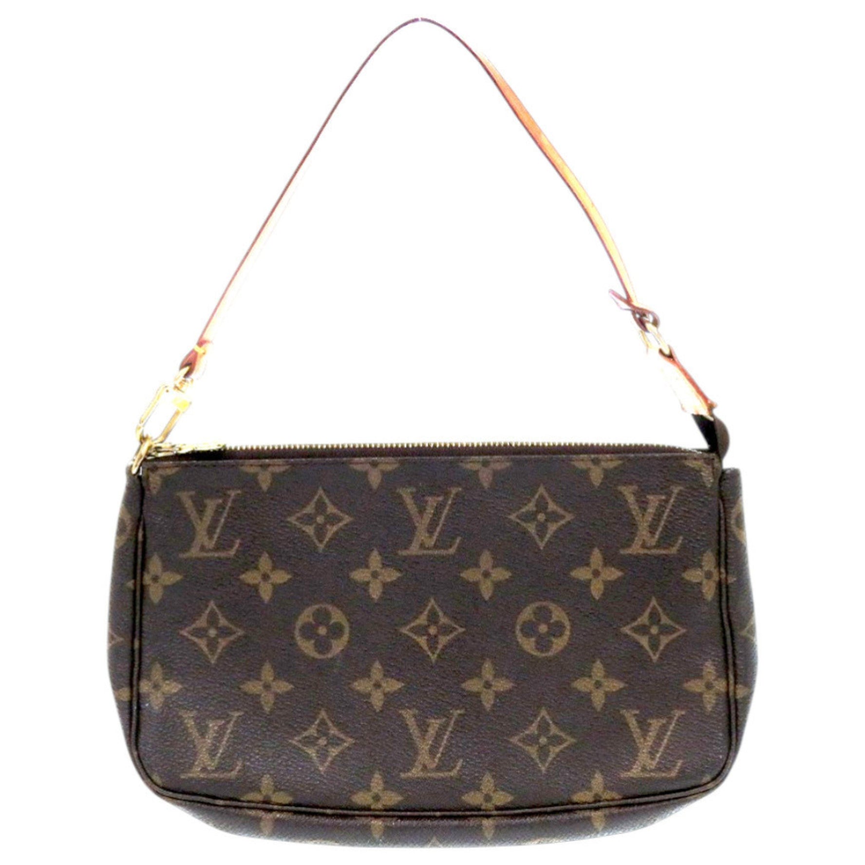 Louis Vuitton Pochette Accessoires Monogram Canvas Brown Pouch LV 0785 LOUIS VUITTON