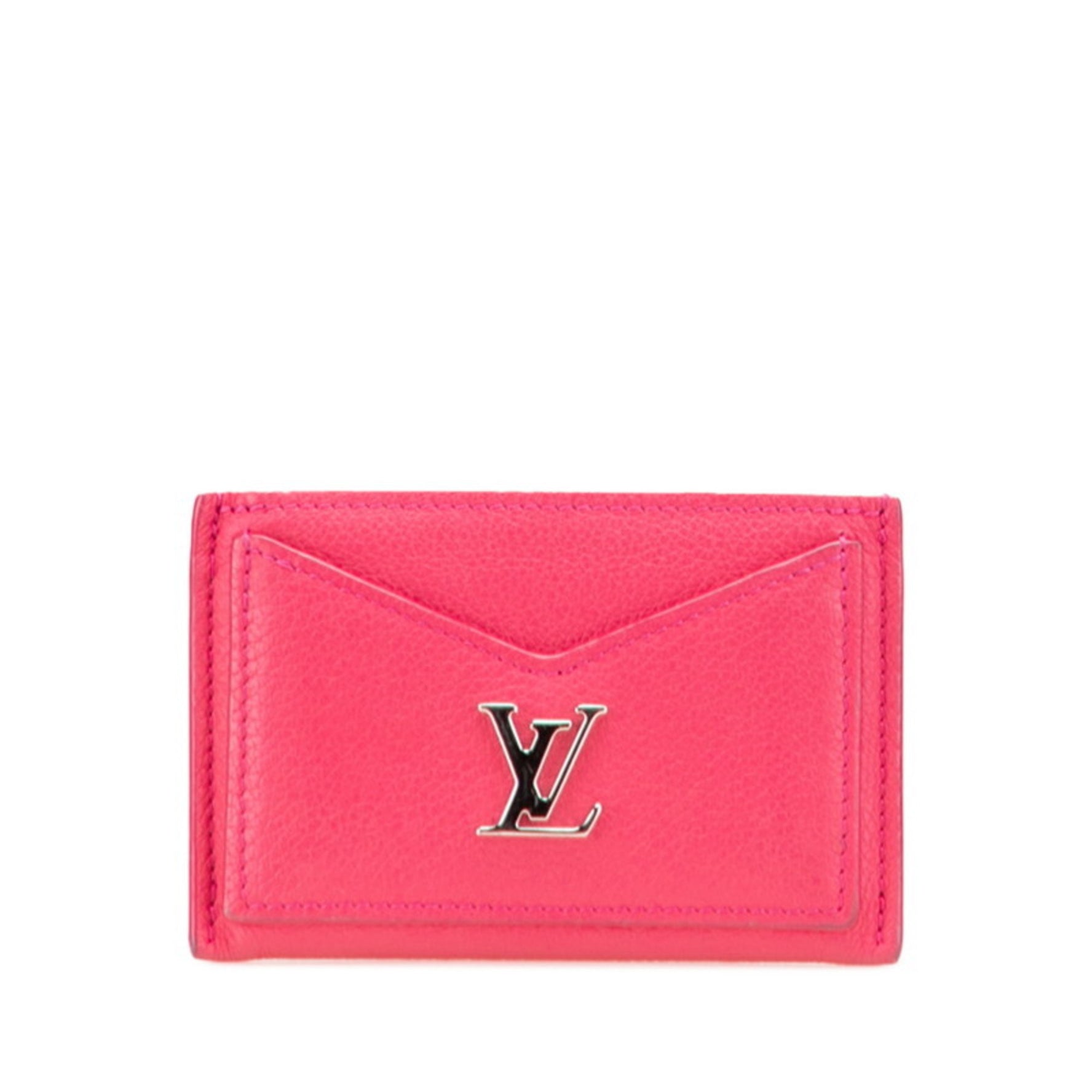 Louis Vuitton Porte Carte Lockme Card Case/Business Holder Leather