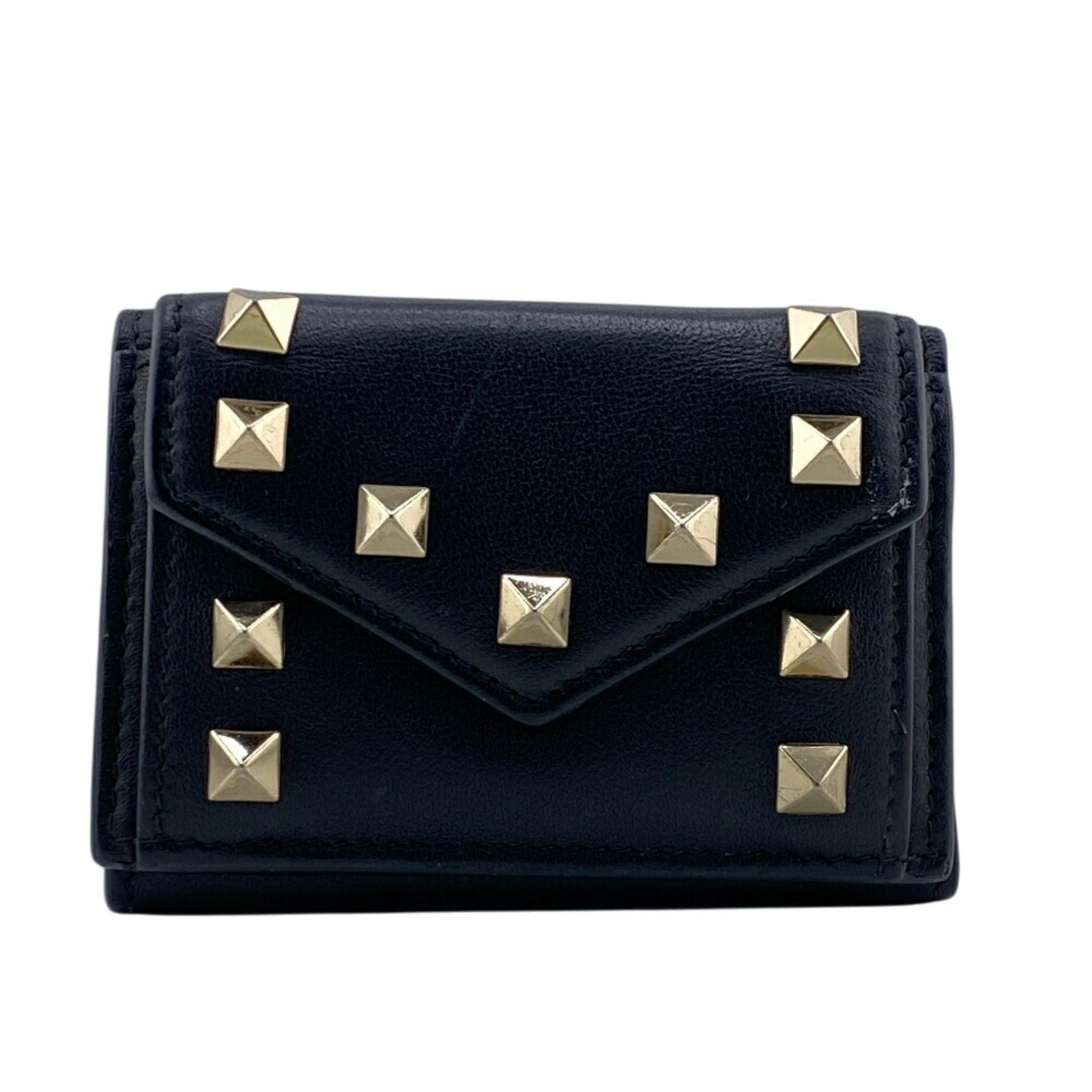 Valentino Garavani Rockstud Tri-fold Wallet