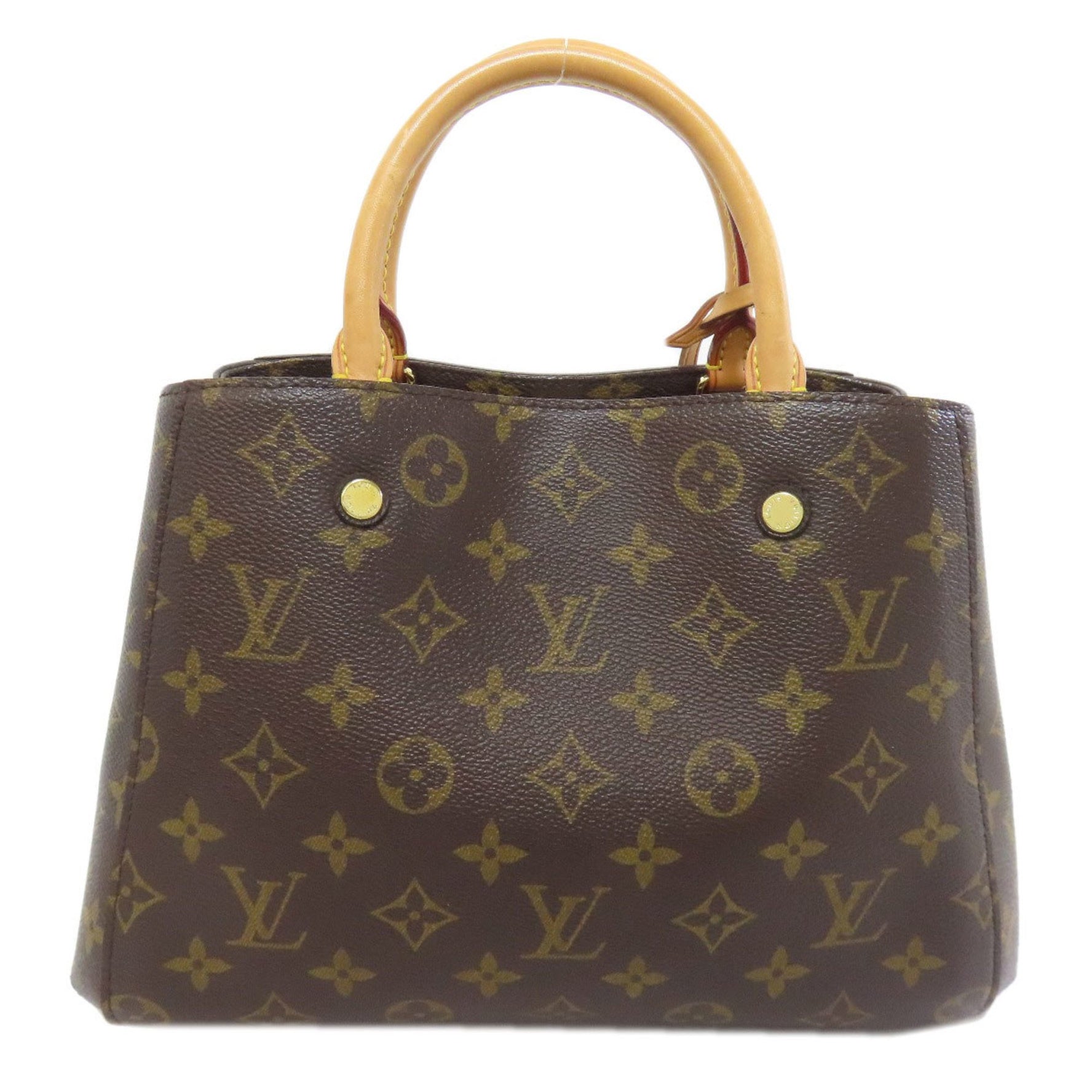 Louis Vuitton Montaigne BB Handbag Canvas LOUIS VUITTON