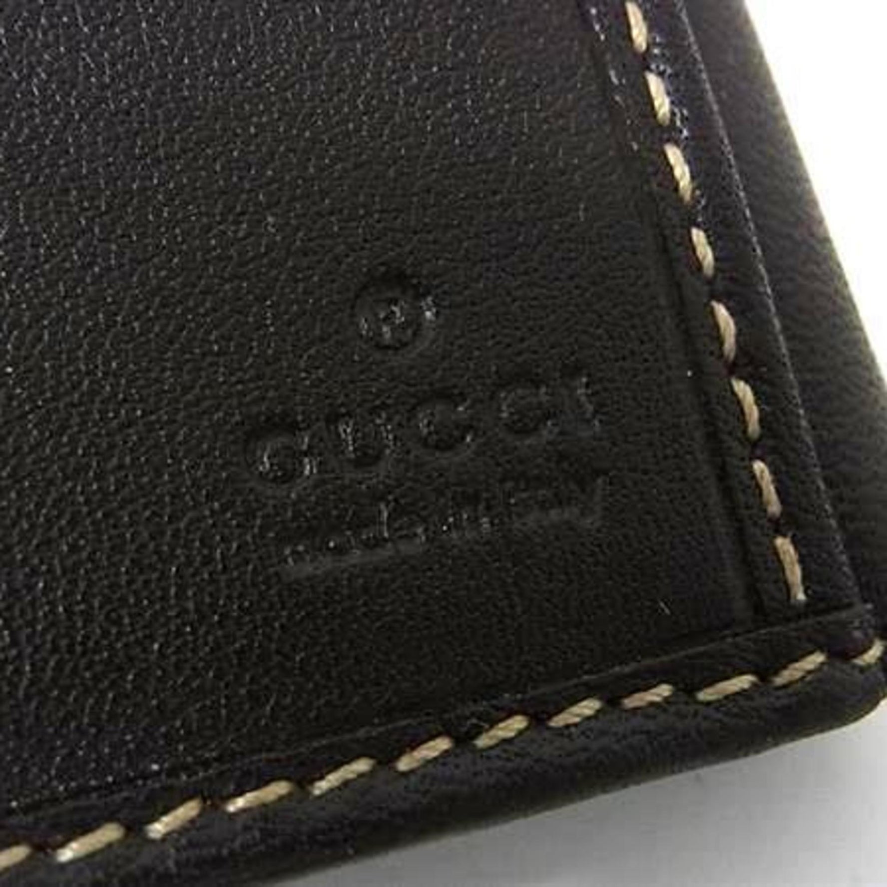 GUCCI GG Canvas Wallet and Leather Heart W Bifold Long