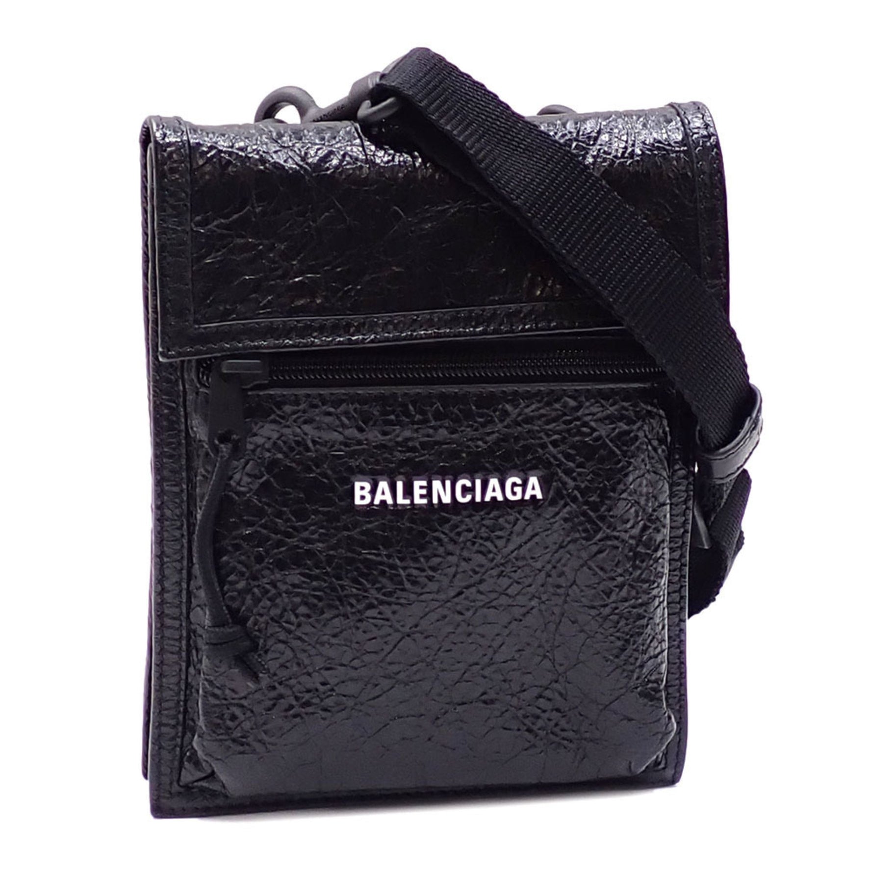 Balenciaga Explorer Small Pouch Shoulder Bag, Men's, Leather