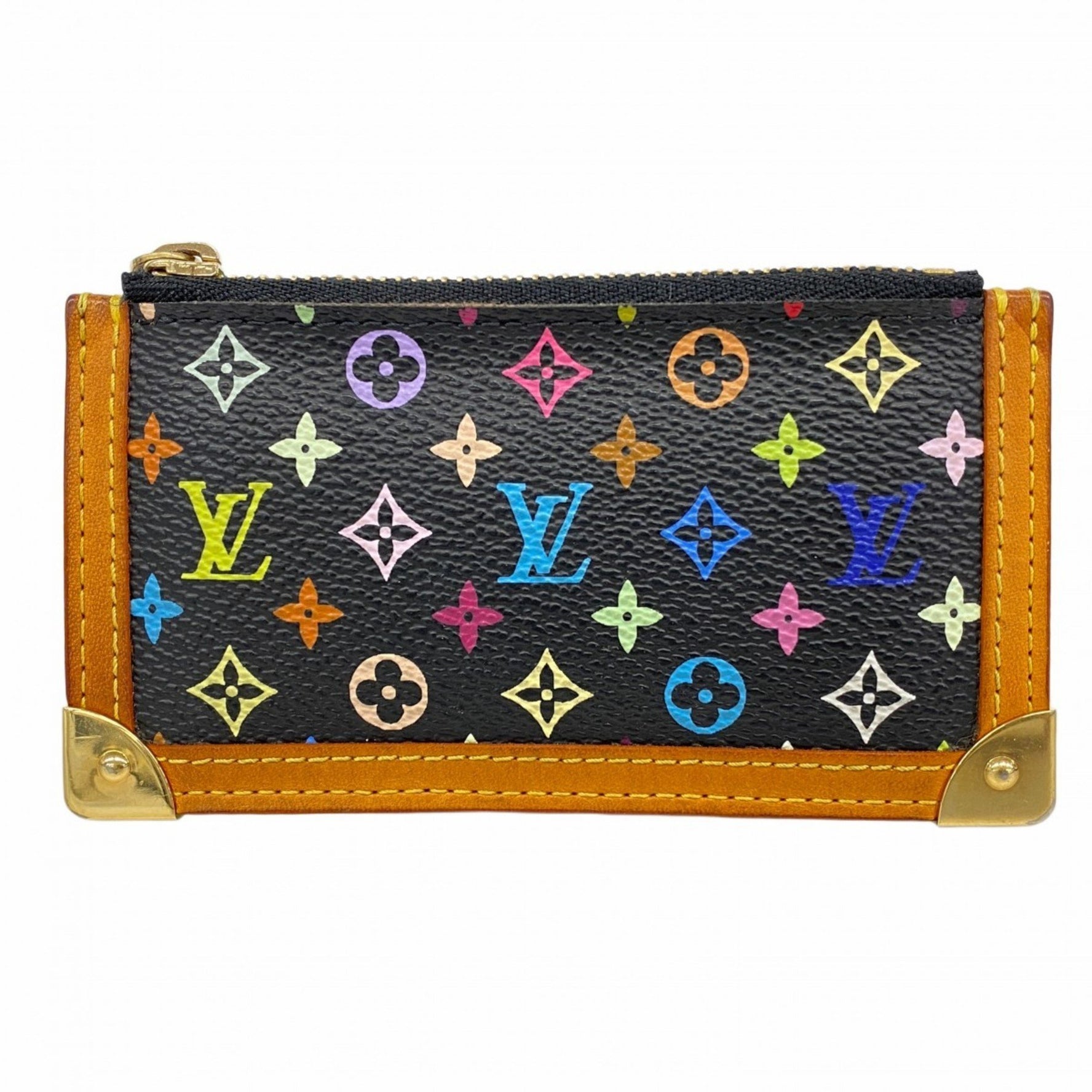 Louis Vuitton Monogram Multicolore Pochette Cle Wallet/Coin Case