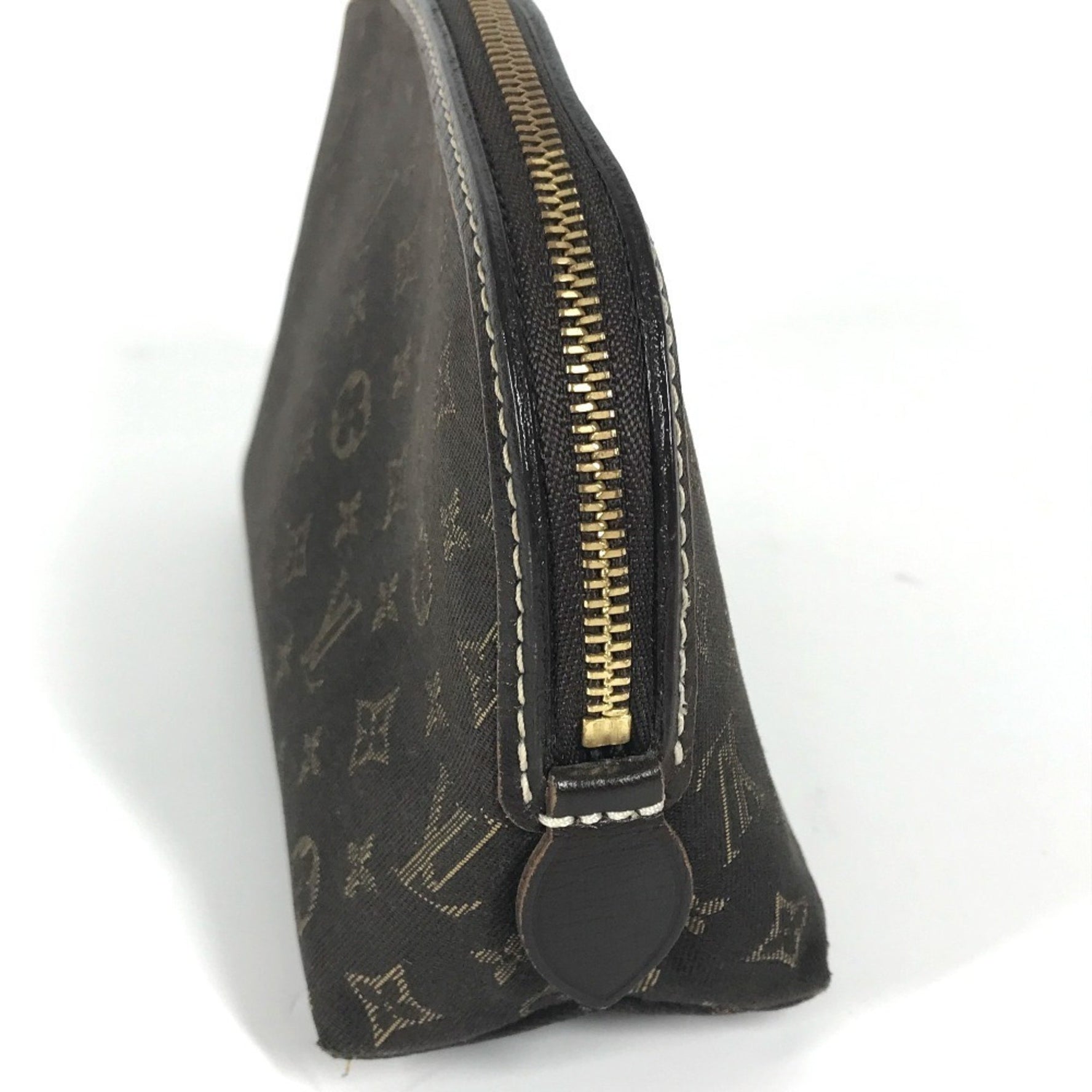 LOUIS VUITTON M40375 Monogram Idylle Pochette Cosmetic Makeup Pouch Multi-Pouch Women's Fuzan Brown