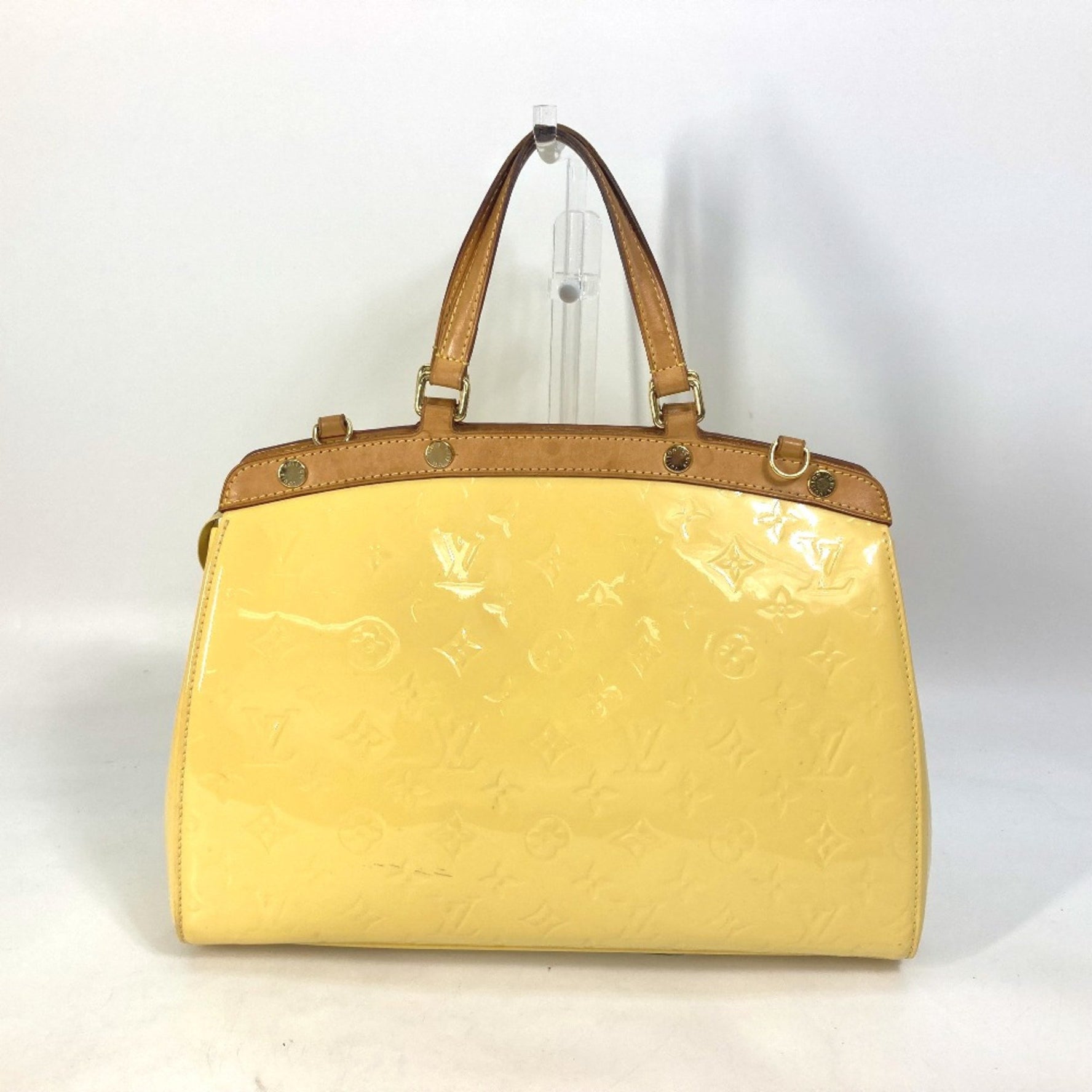 Louis Vuitton MonogramVernis Bag Hand Bag Citrine