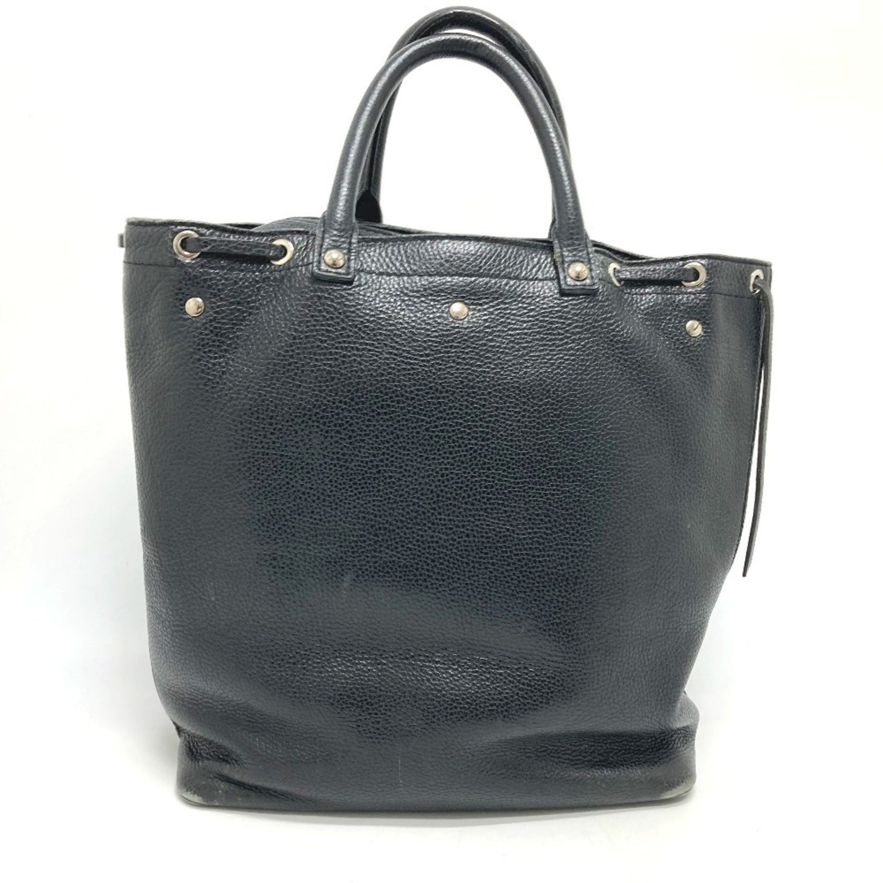 Louis Vuitton Tobago T&B Shoe Bag Tote Leather Noir Black