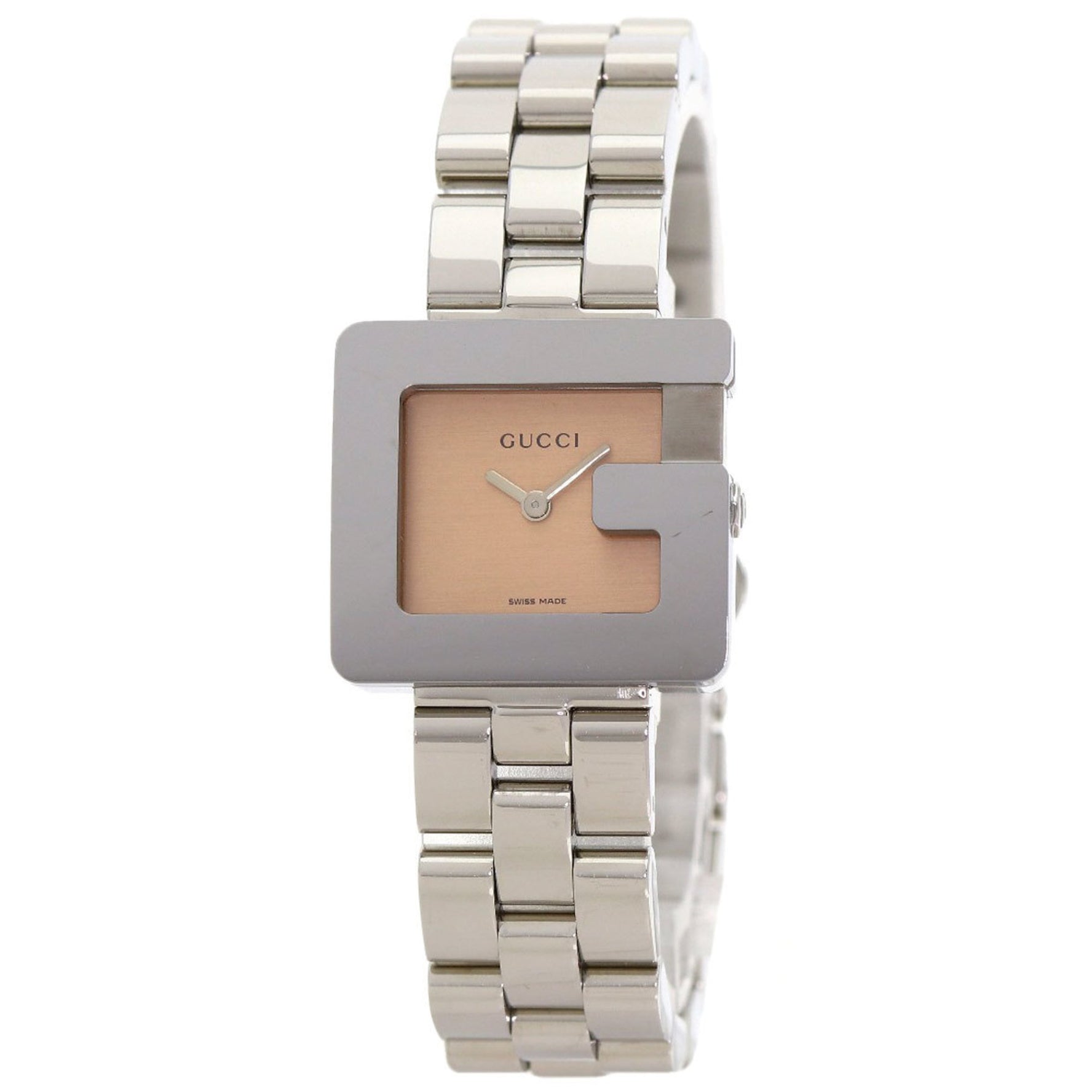 Gucci G Square Face Watch Stainless Steel/SS