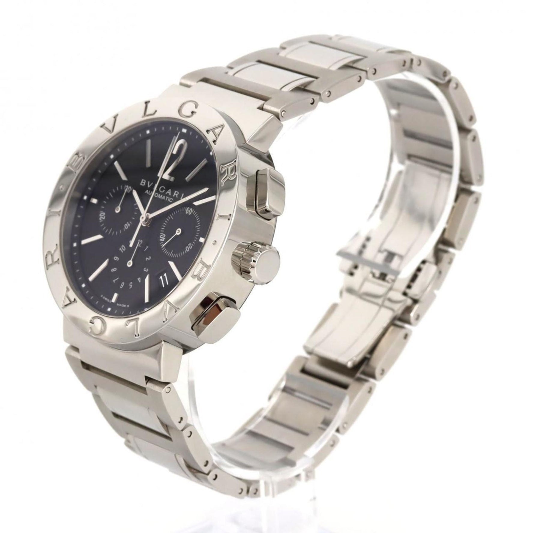 Bvlgari Chronograph BB42SSCH BB42BSSDCH AT SS Automatic Watch