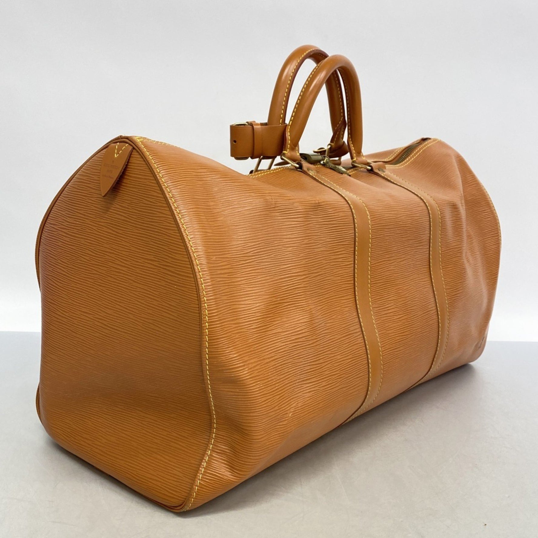 Louis Vuitton Epi Keepall 50 Boston Bag M42968 Zipangu Gold for Men and Women (P1170414)