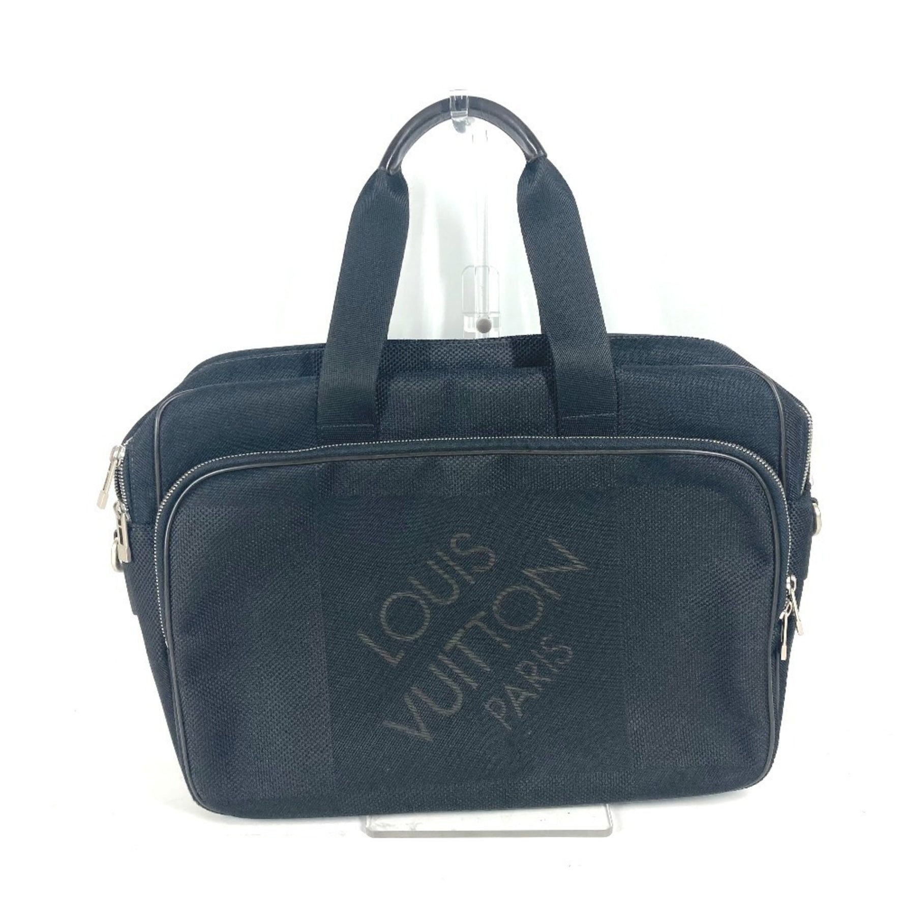 Louis Vuitton Damier Geant Associe GM Briefcase Document Bag Tote Business Canvas Men's Noir Black