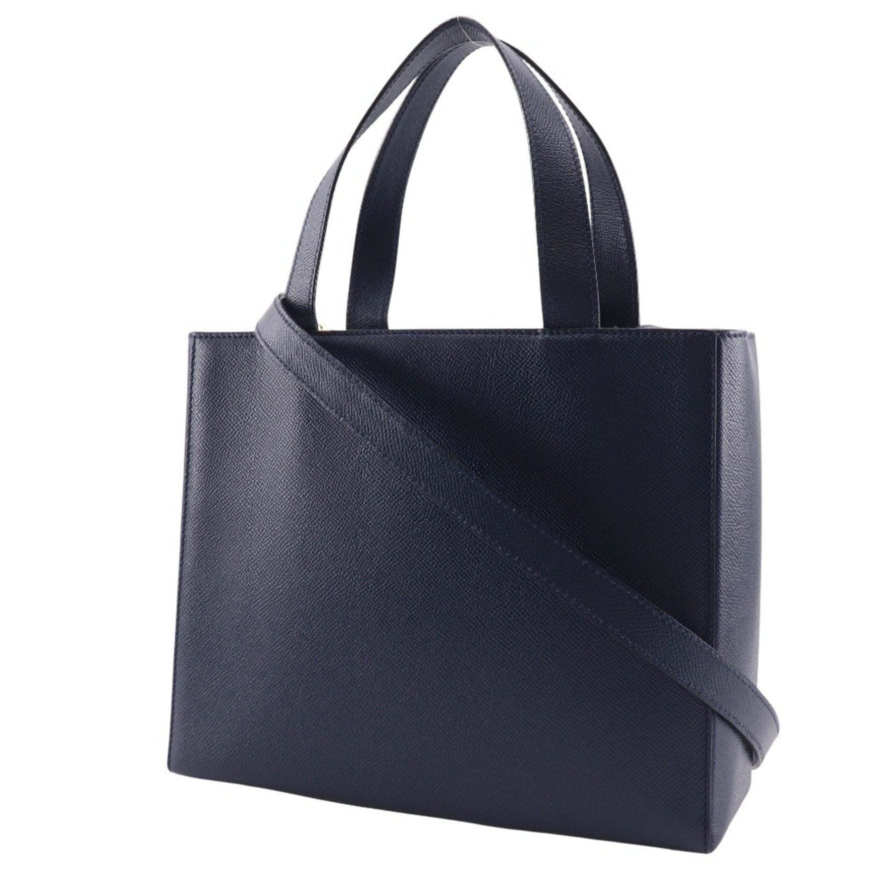 Celine Calfskin Blue Shoulder Bag