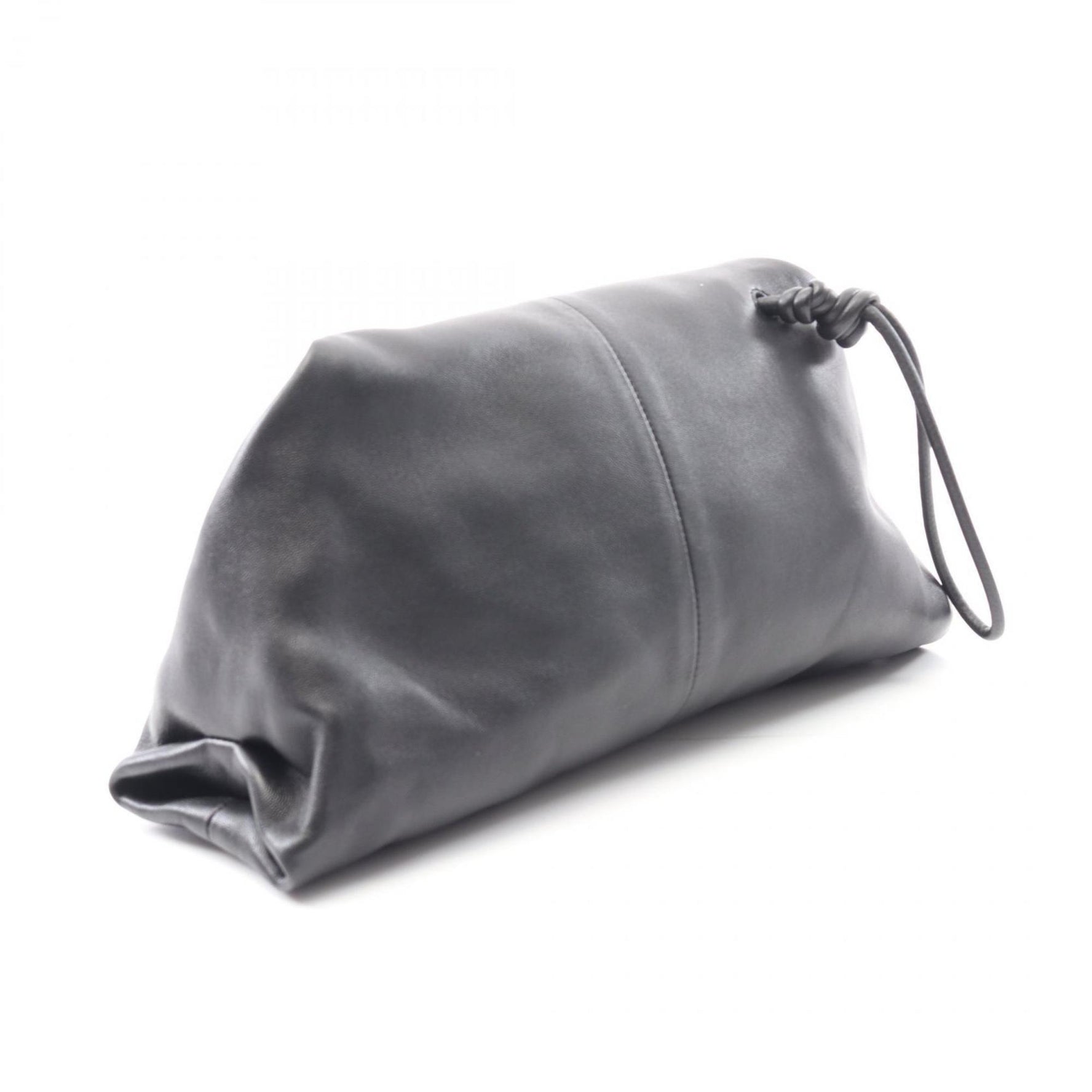Bottega Veneta Triangle Flap Clutch Bag, Leather