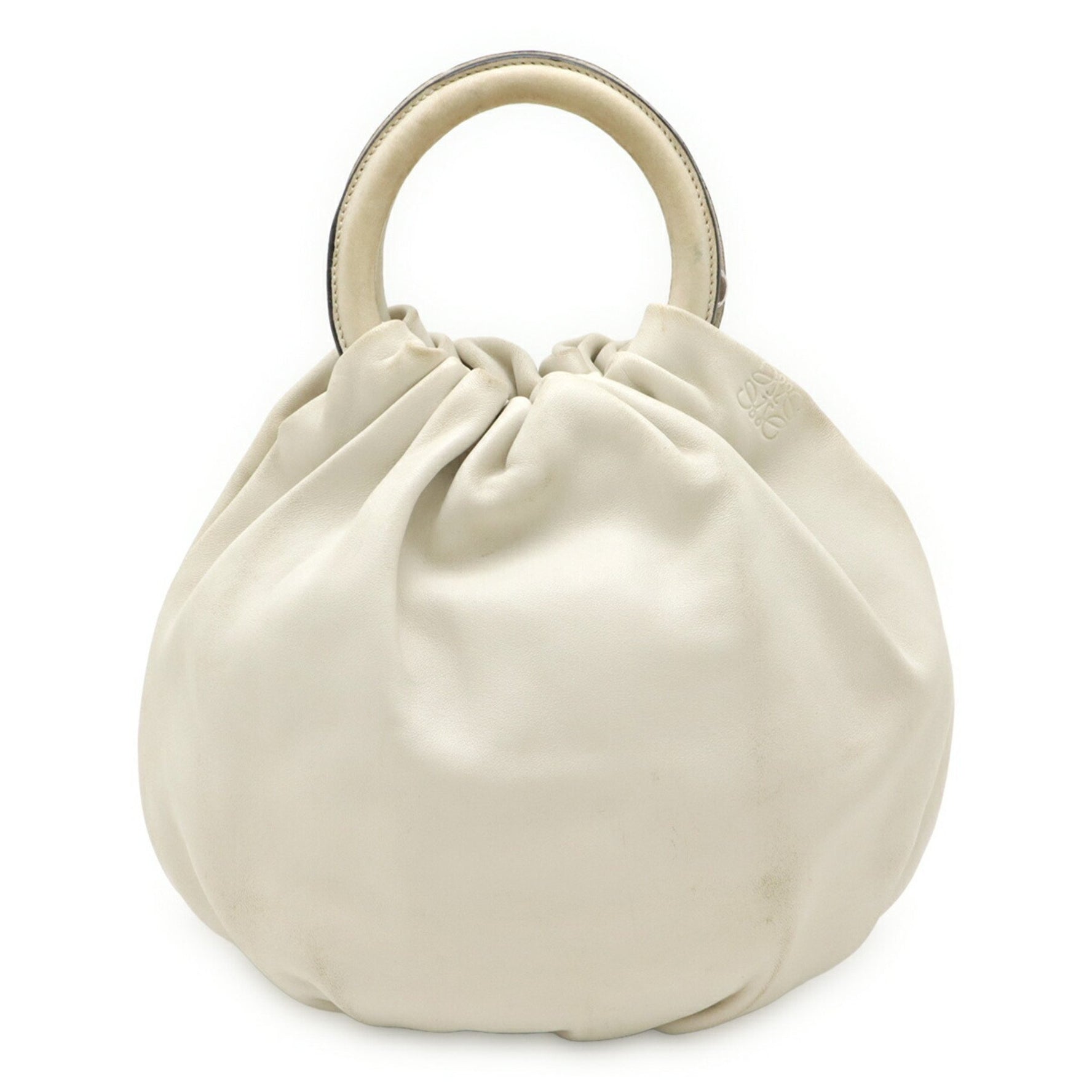 LOEWE Anagram Bounce Bag Handbag Leather Shoulder