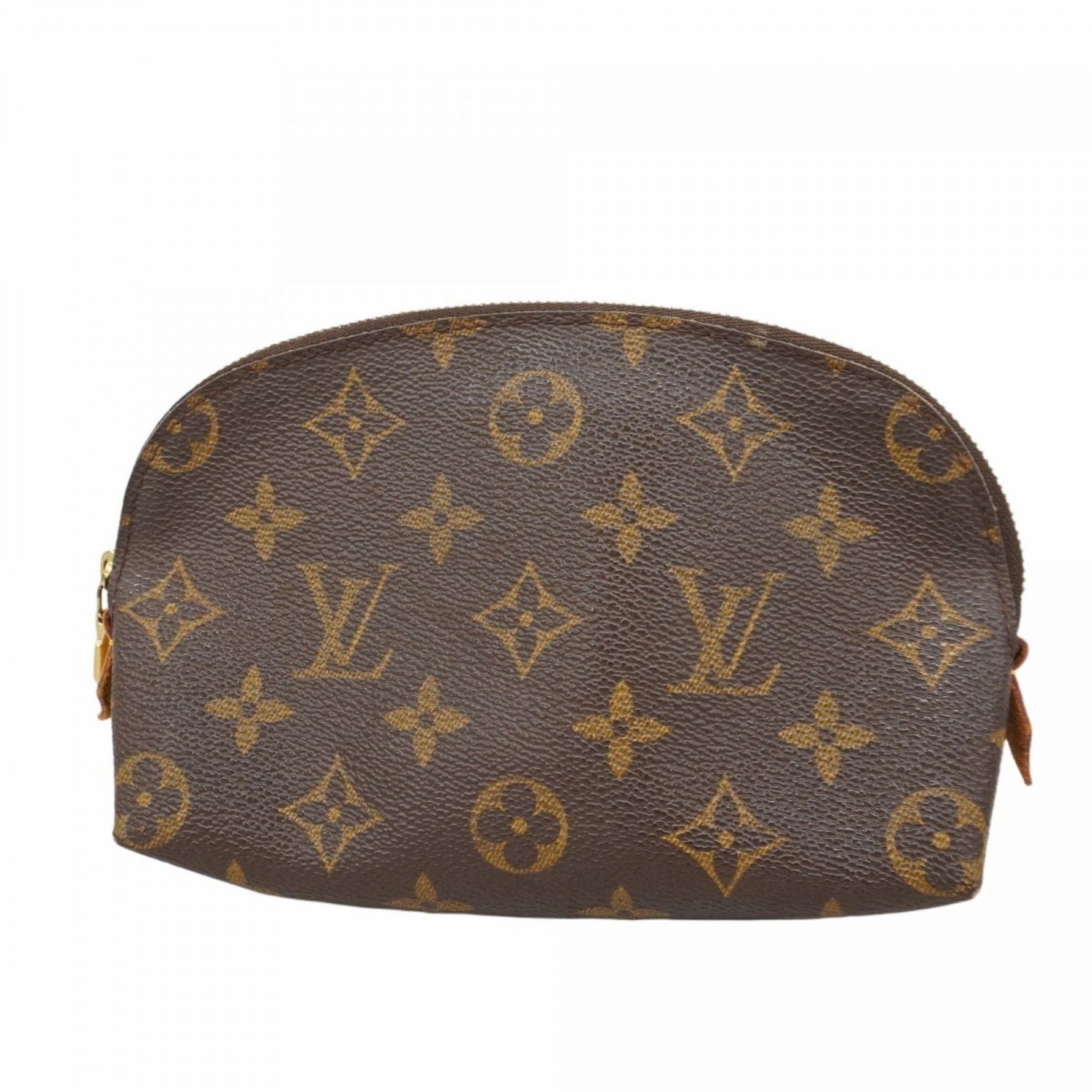 Louis Vuitton Monogram Pochette Tick PM M47515 Brown Women's Pouch
