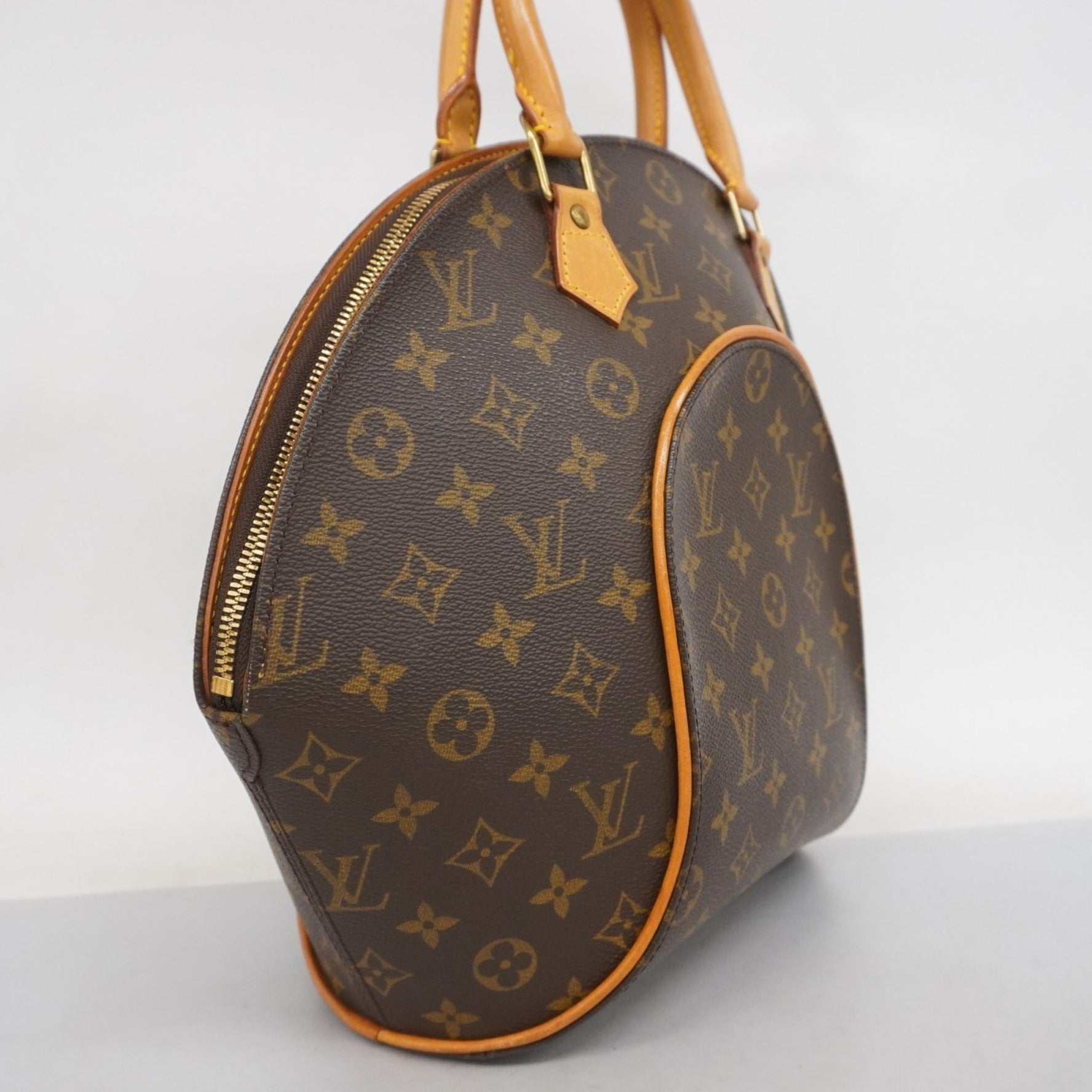 Louis Vuitton Monogram Ellipse MM Handbag M51126 Brown Women's