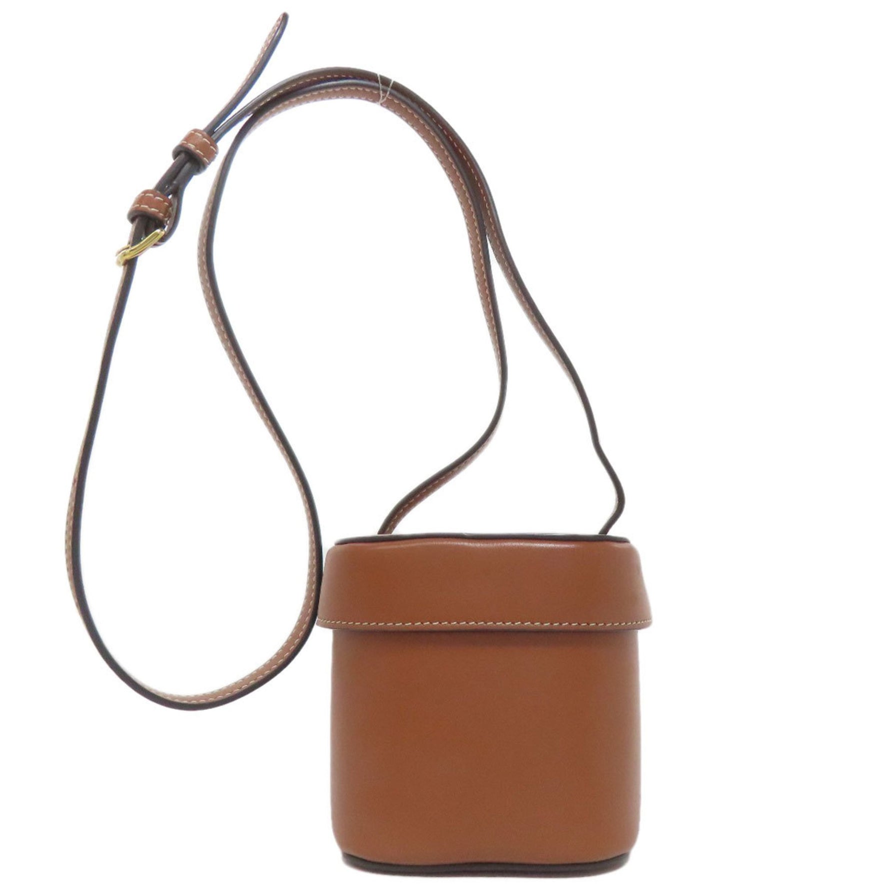 Celine Small Box Cuir Triomphe Shoulder Bag in Calfskin Leather