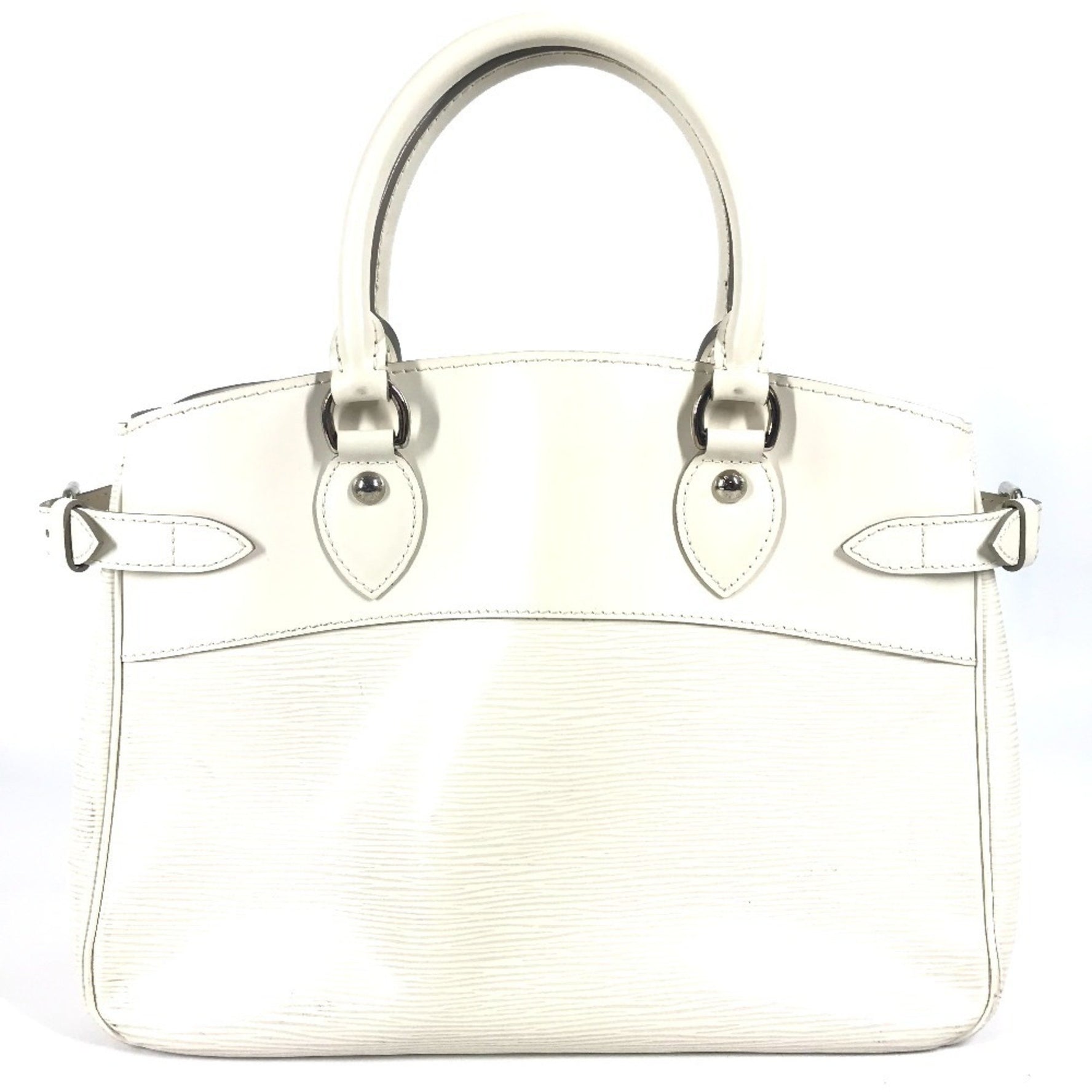 Louis Vuitton Epi Passy PM Tote Bag Handbag Leather Ivory