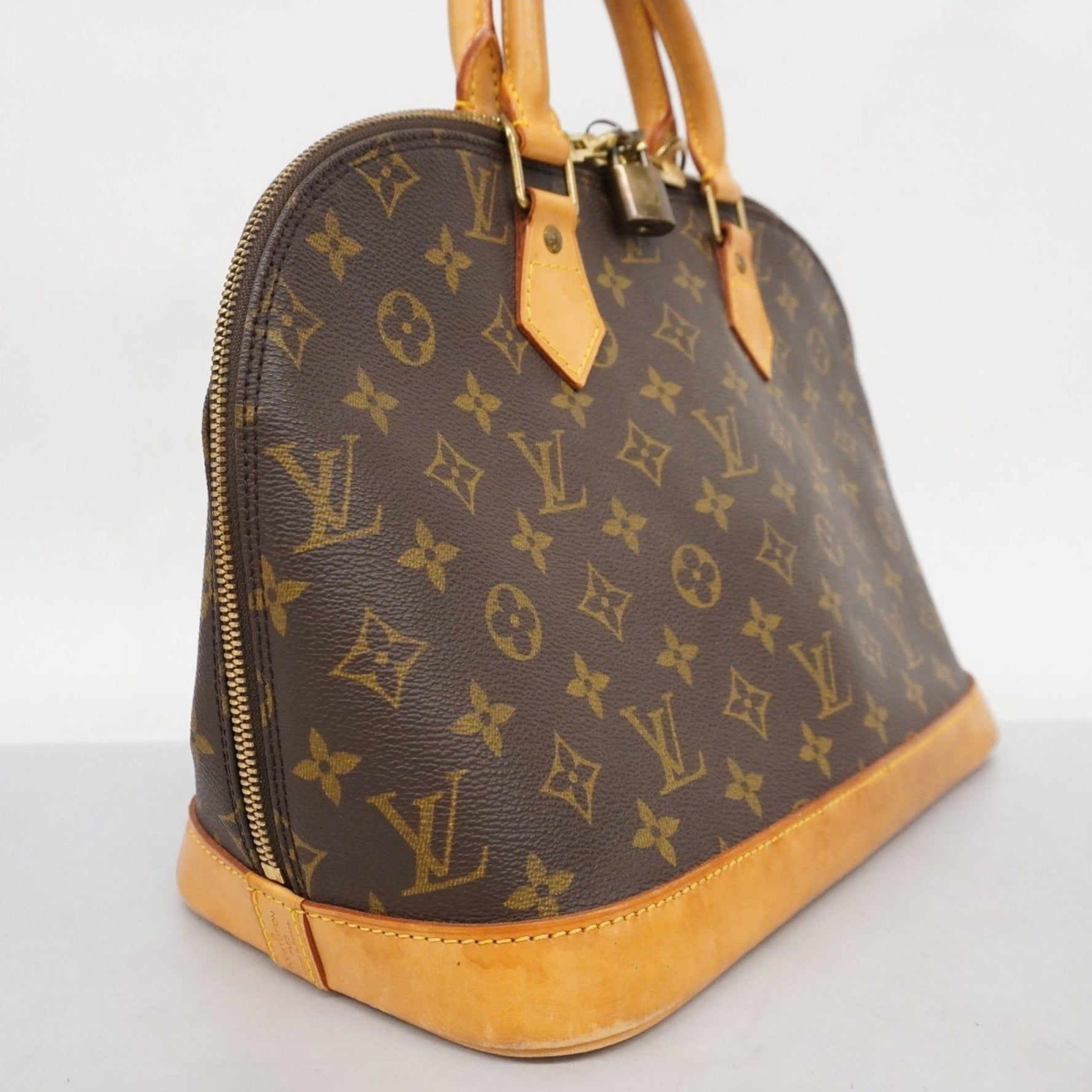 Louis Vuitton Monogram Alma Handbag M51130 Brown Women's