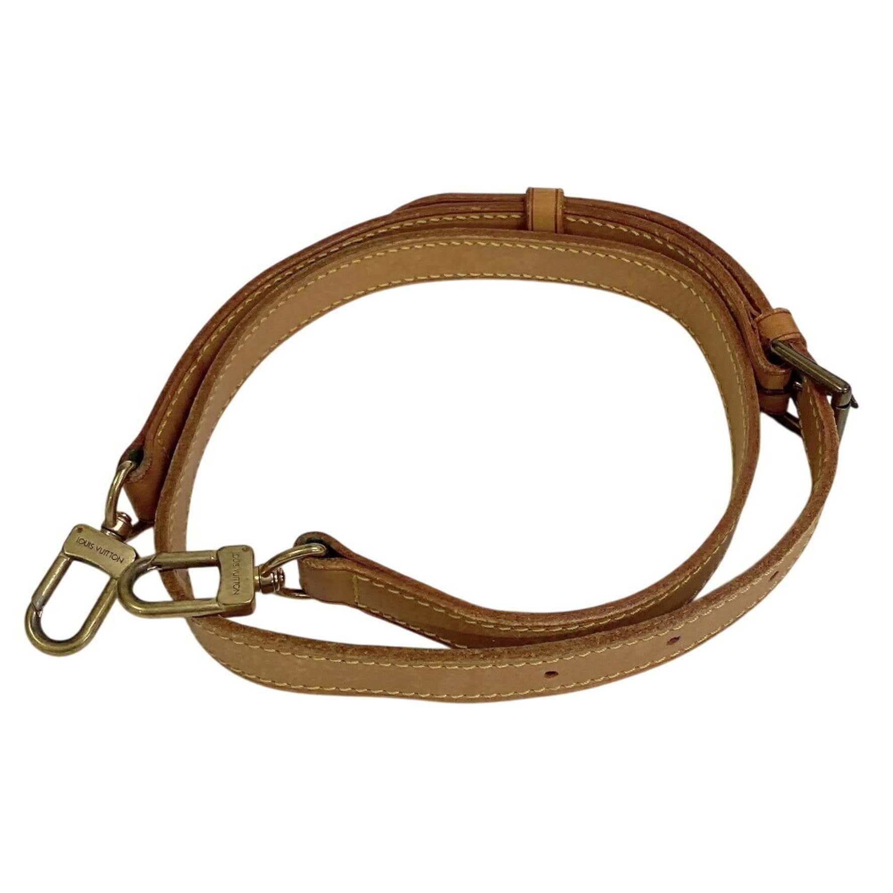 LOUIS VUITTON Louis Vuitton Shoulder Strap Beige Unisex