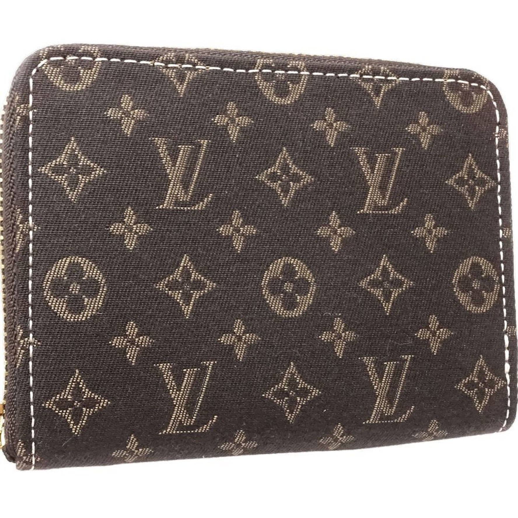 LOUIS VUITTON Louis Vuitton Wallet/Coin Case M63003 Zipper Coin Purse Monogram Idylle Fuzan
