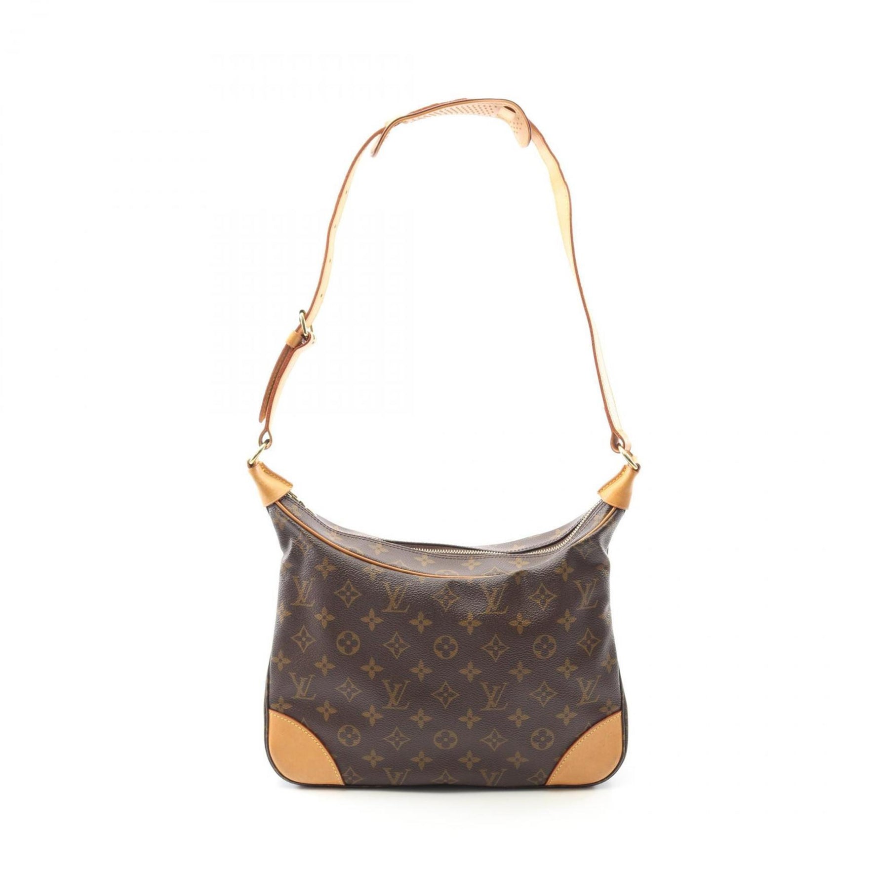 Louis Vuitton Boulogne PM Monogram Shoulder Bag Coated Canvas Leather