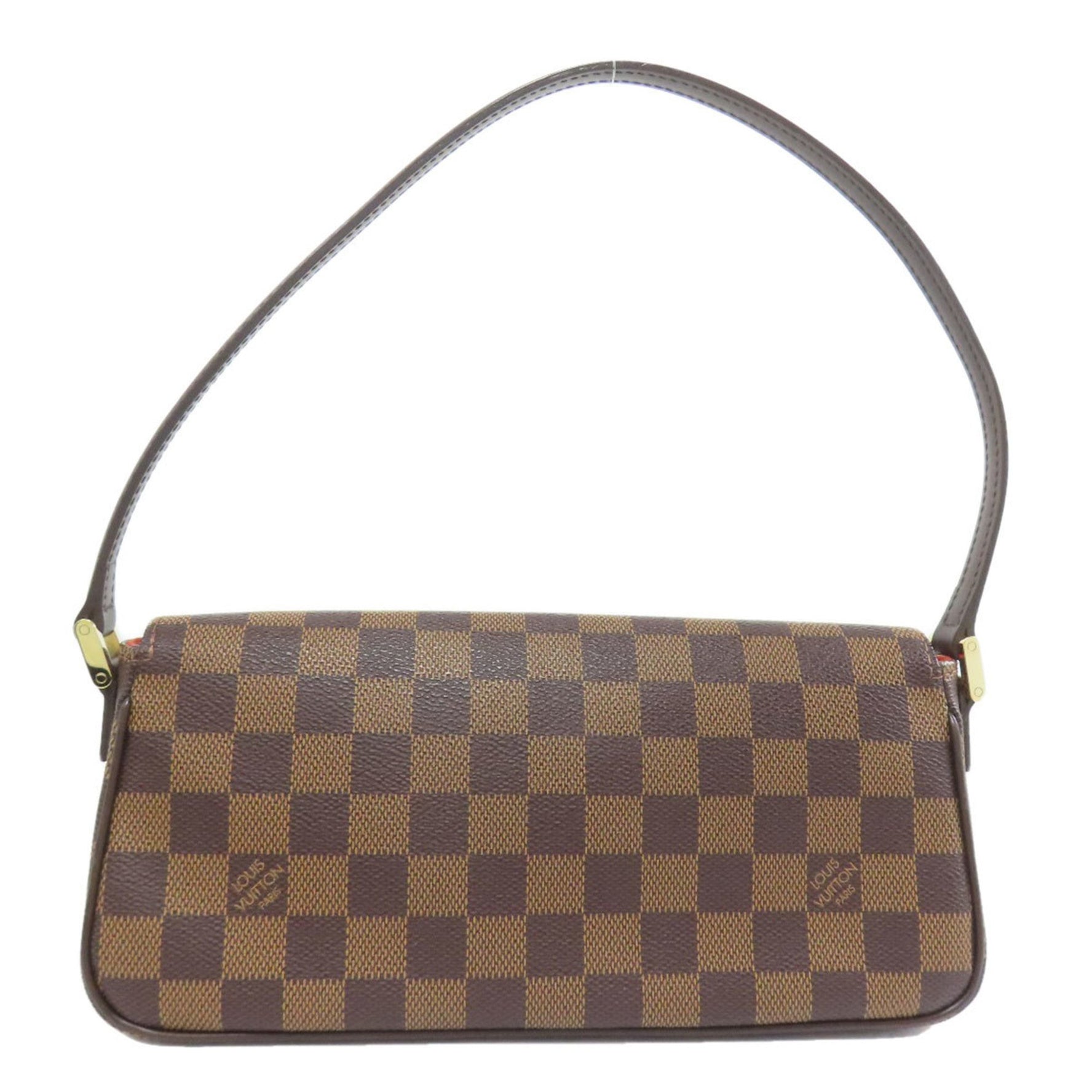 Louis Vuitton Recorder Handbag Damier Canvas LOUIS VUITTON