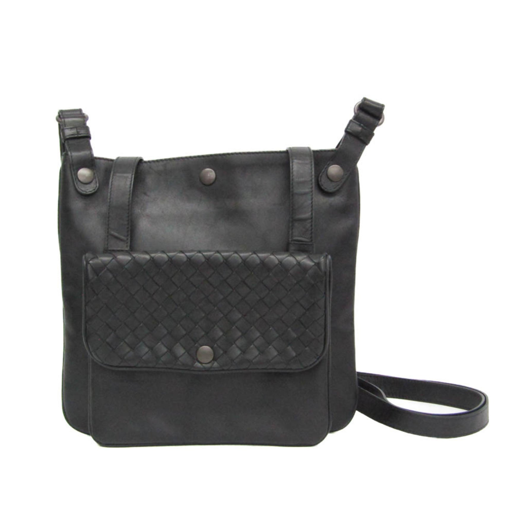 Bottega Veneta Intrecciato Men,Women Leather Shoulder Bag