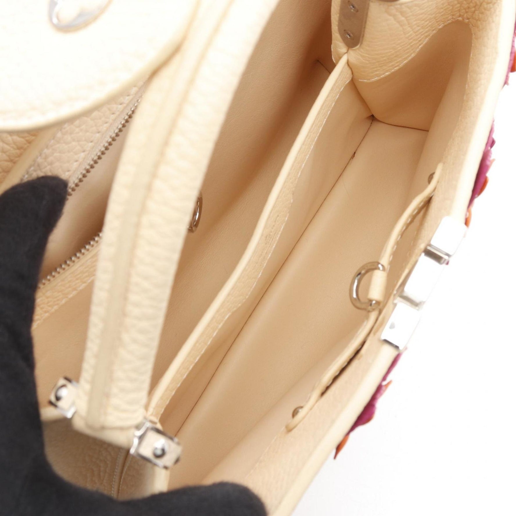 Louis Vuitton Flower Tinsel Capucines BB Handbag, Taurillon Leather