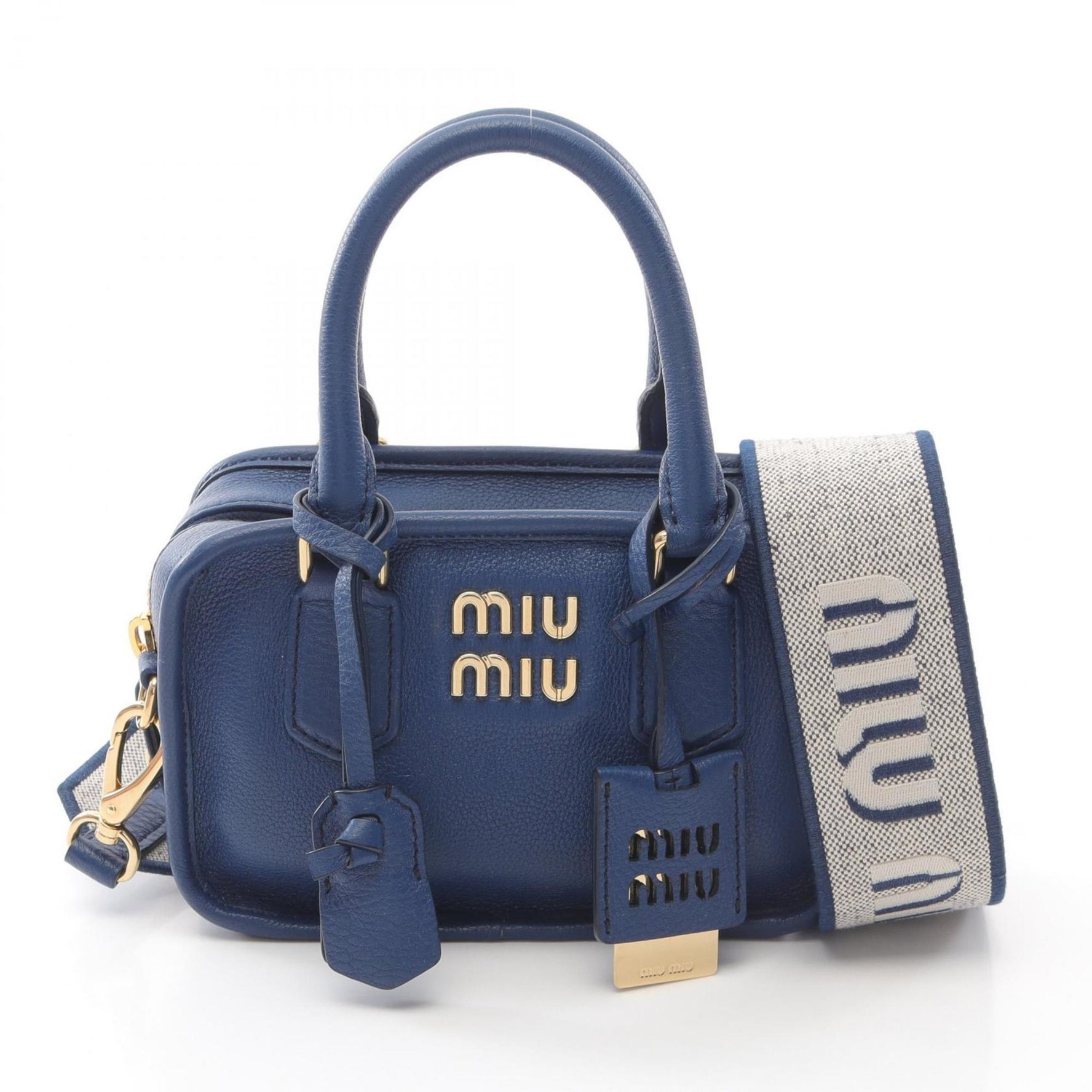 Miu Miu Miu VIT.DAINO SOFT Handbag Leather
