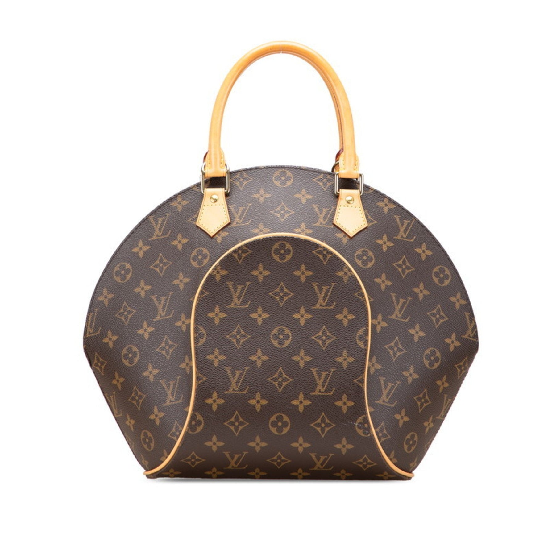 Louis Vuitton Monogram Ellipse MM Handbag Leather LOUIS VUITTON