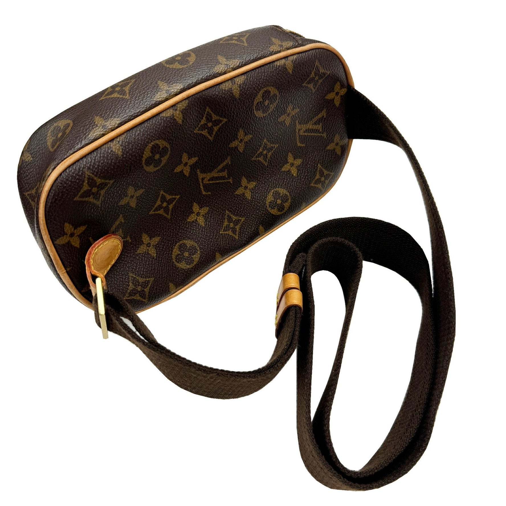 LOUIS VUITTON Monogram Pochette Ganju Body Bag Shoulder