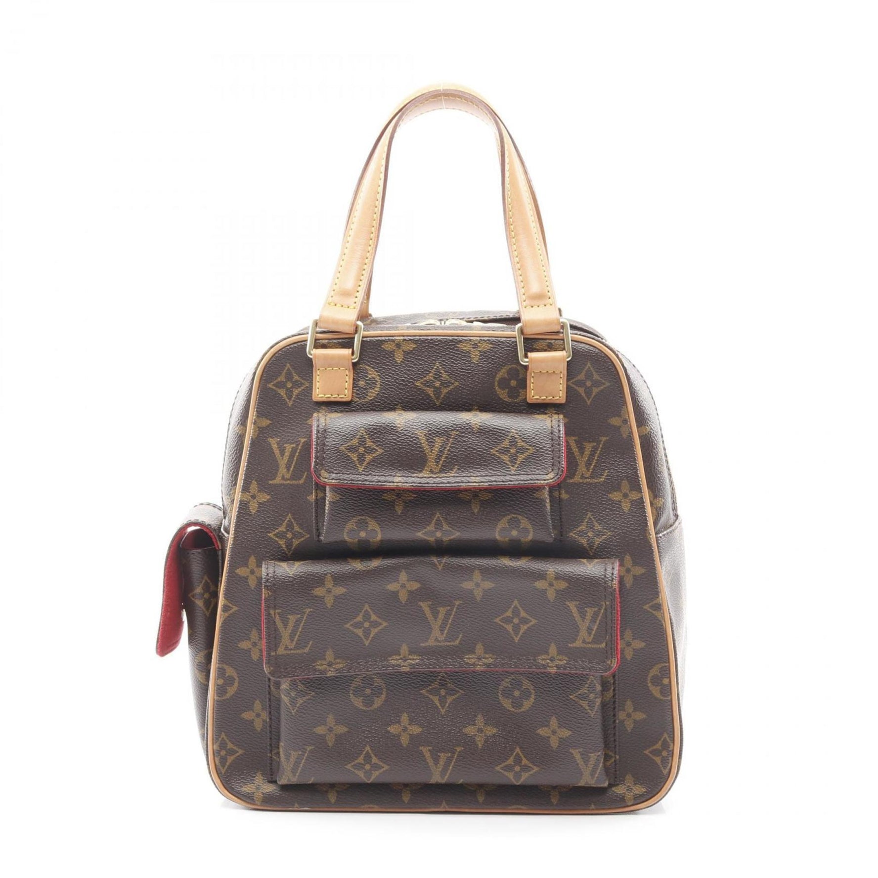 Louis Vuitton Excentricite Monogram Handbag, Coated Canvas and Leather, Brown