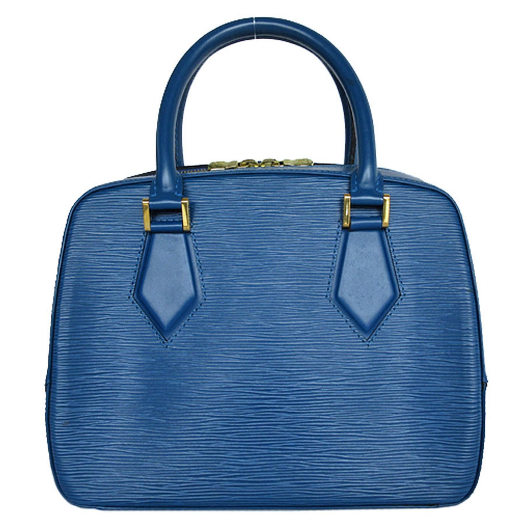 Louis Vuitton LOUIS VUITTON Handbag Epi Sablon Leather Toledo Blue Women's M52045 s0323g
